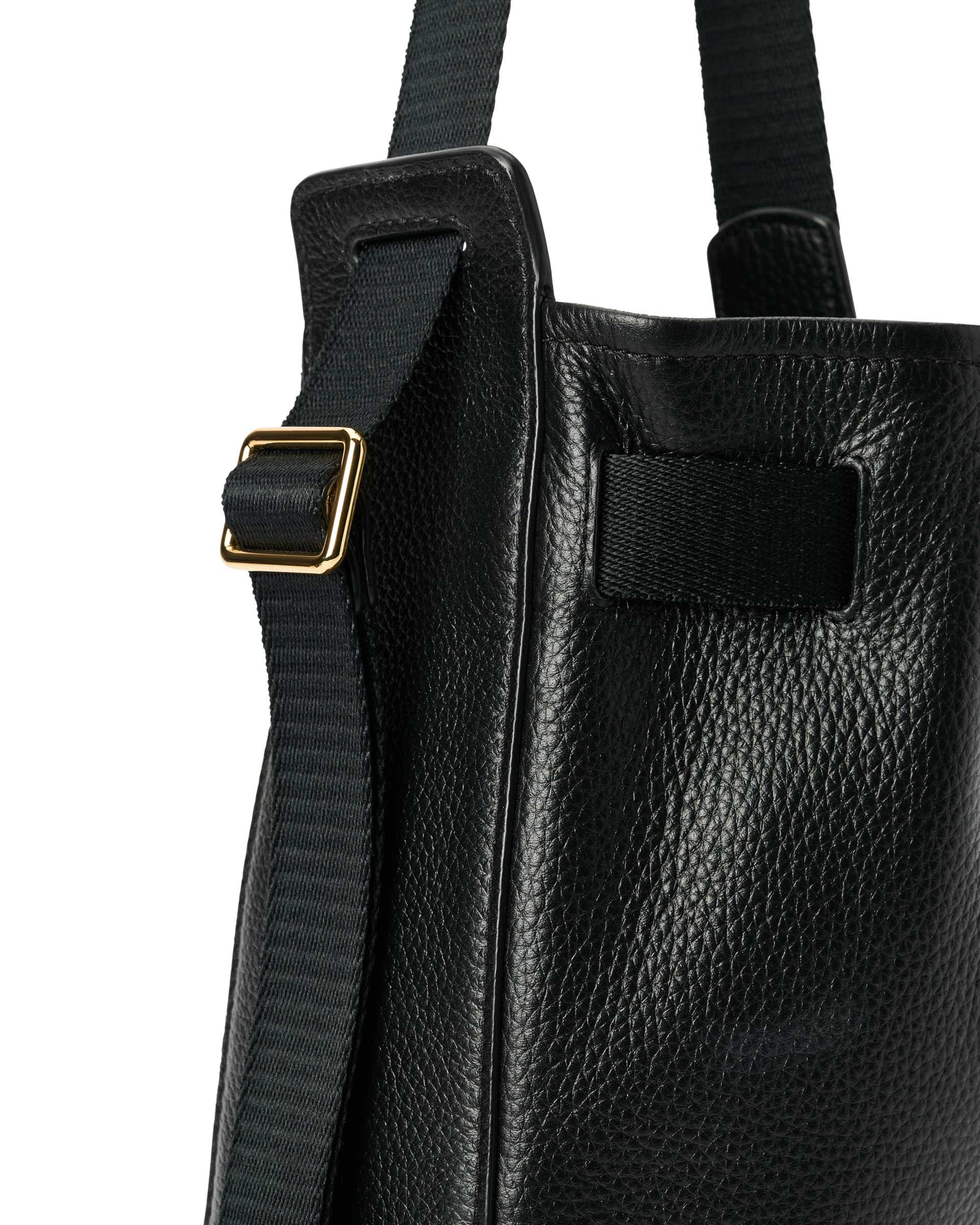 ECCO® Sail minkšta odinė rankinė - Juoda - Detail-1