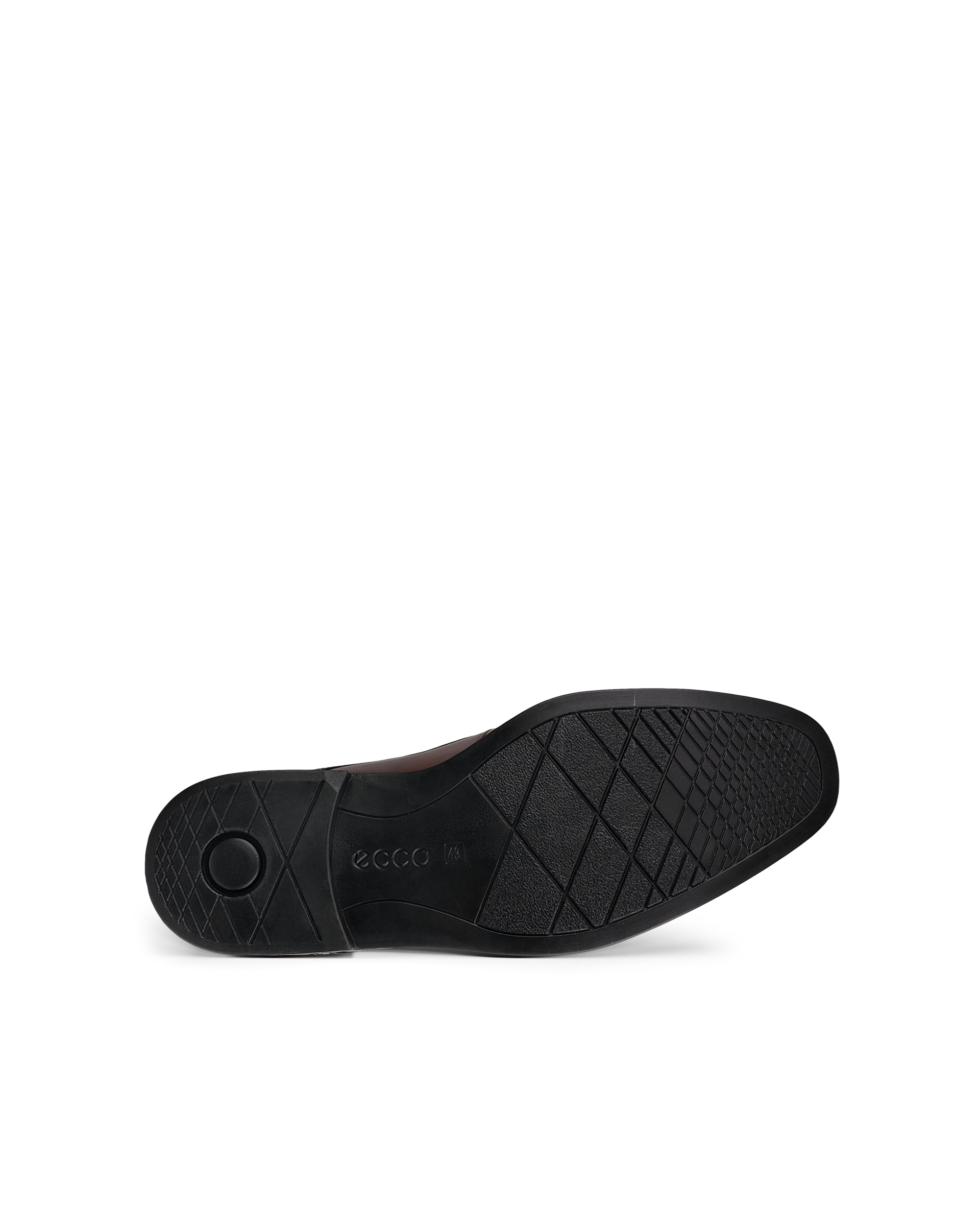 Men's ECCO® Melbourne Leather Derby Shoe - Brown - Sole