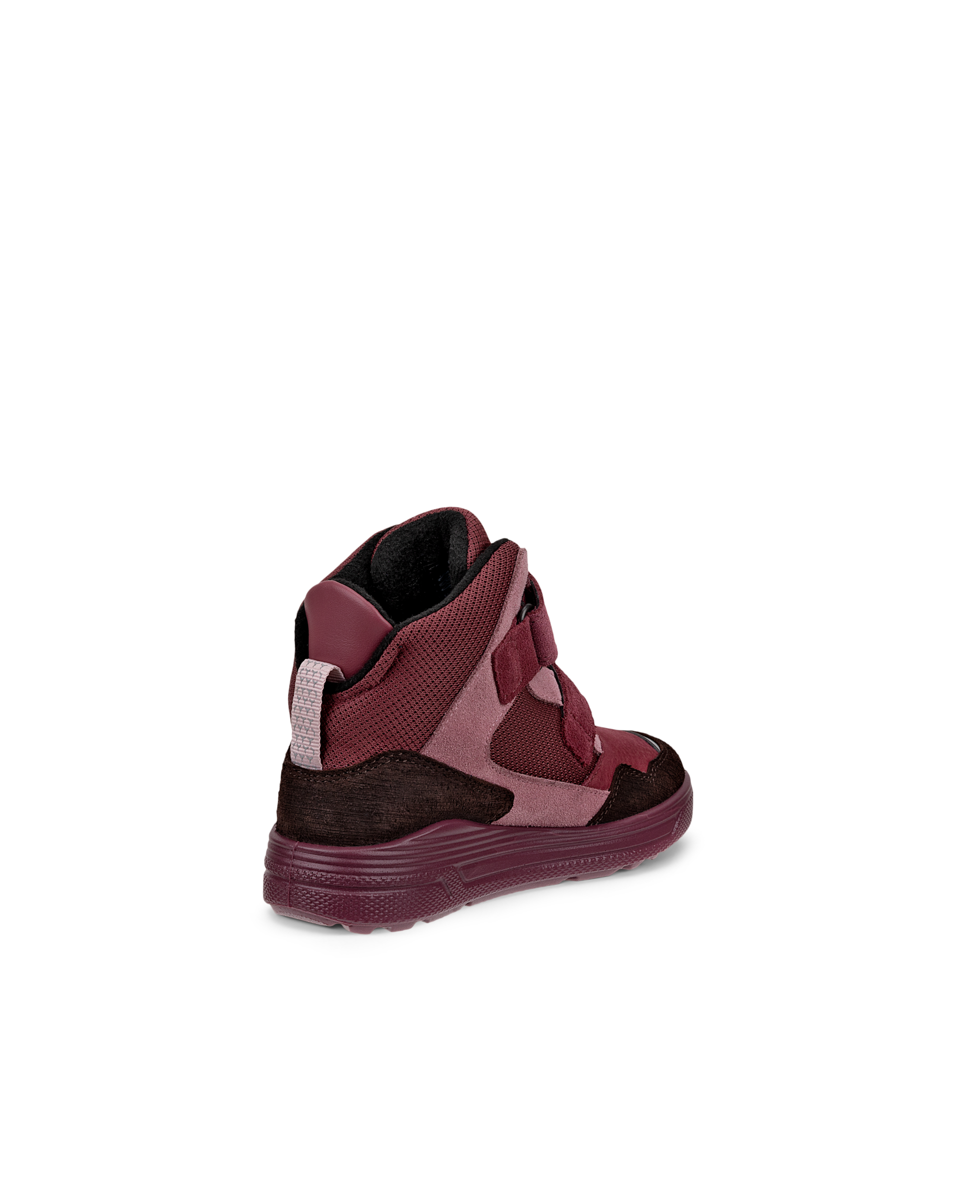 ECCO® URBAN SNOWBOARDER gyerek vízálló textil téli csizma - Rózsaszín - Back