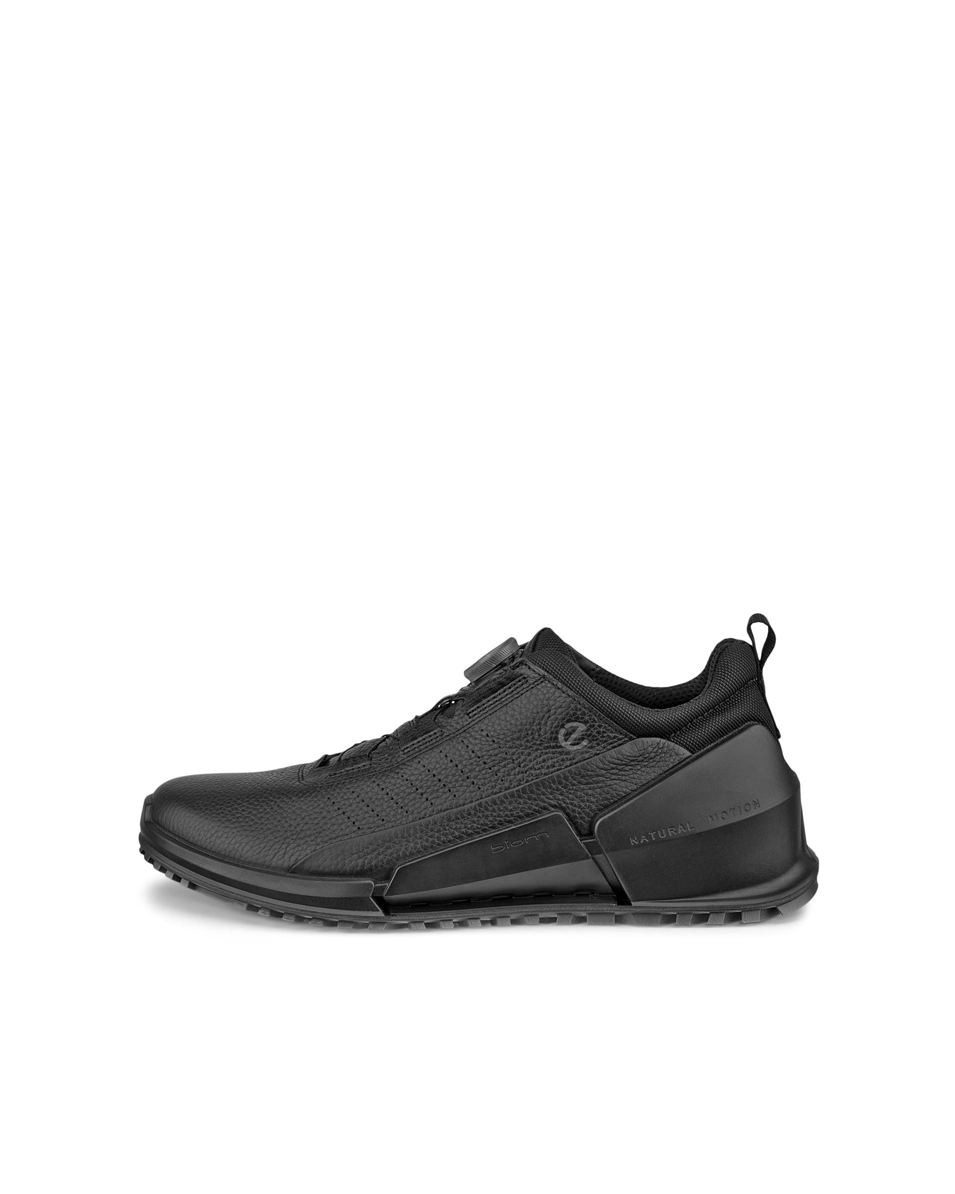 ECCO® Biom 2.0 Herren Sneaker aus Leder & Textil - Schwarz - Outside