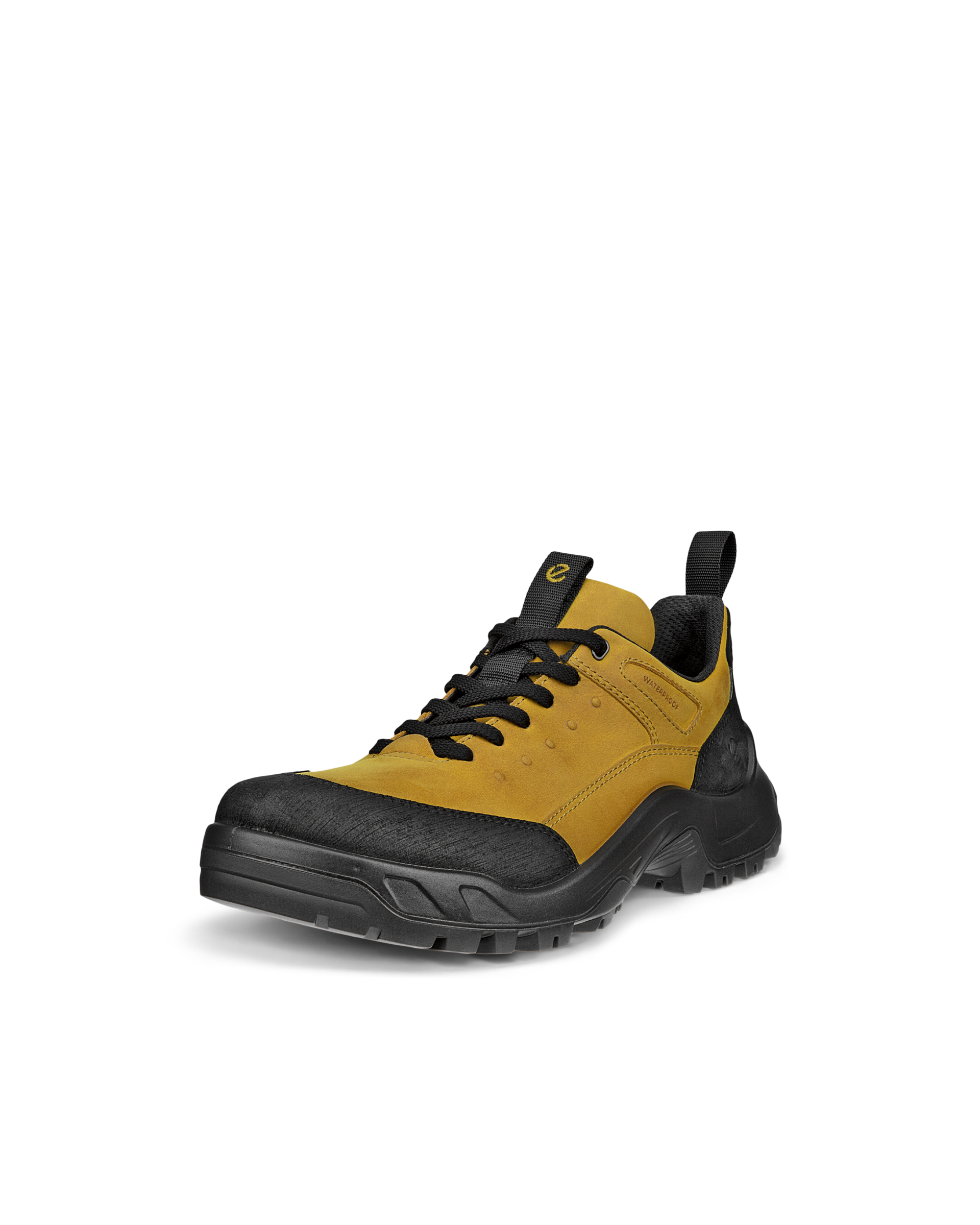 ECCO Offroad メンズ ヌバックウォータープルーフハイキングスニーカー - イエロー - Main