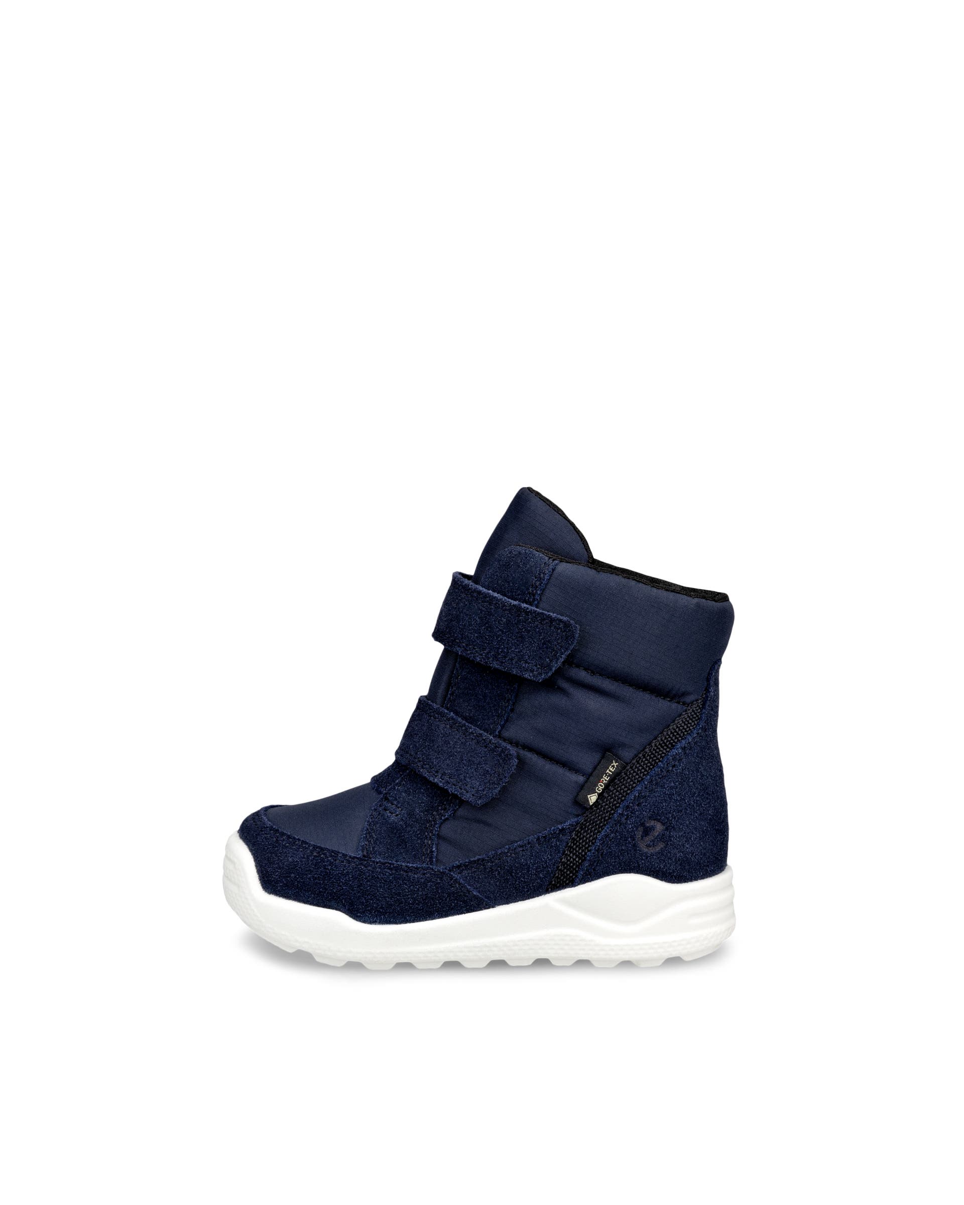 Kids' ECCO® Urban Mini Suede Gore-Tex Mid-Cut Boot - Blue - Outside
