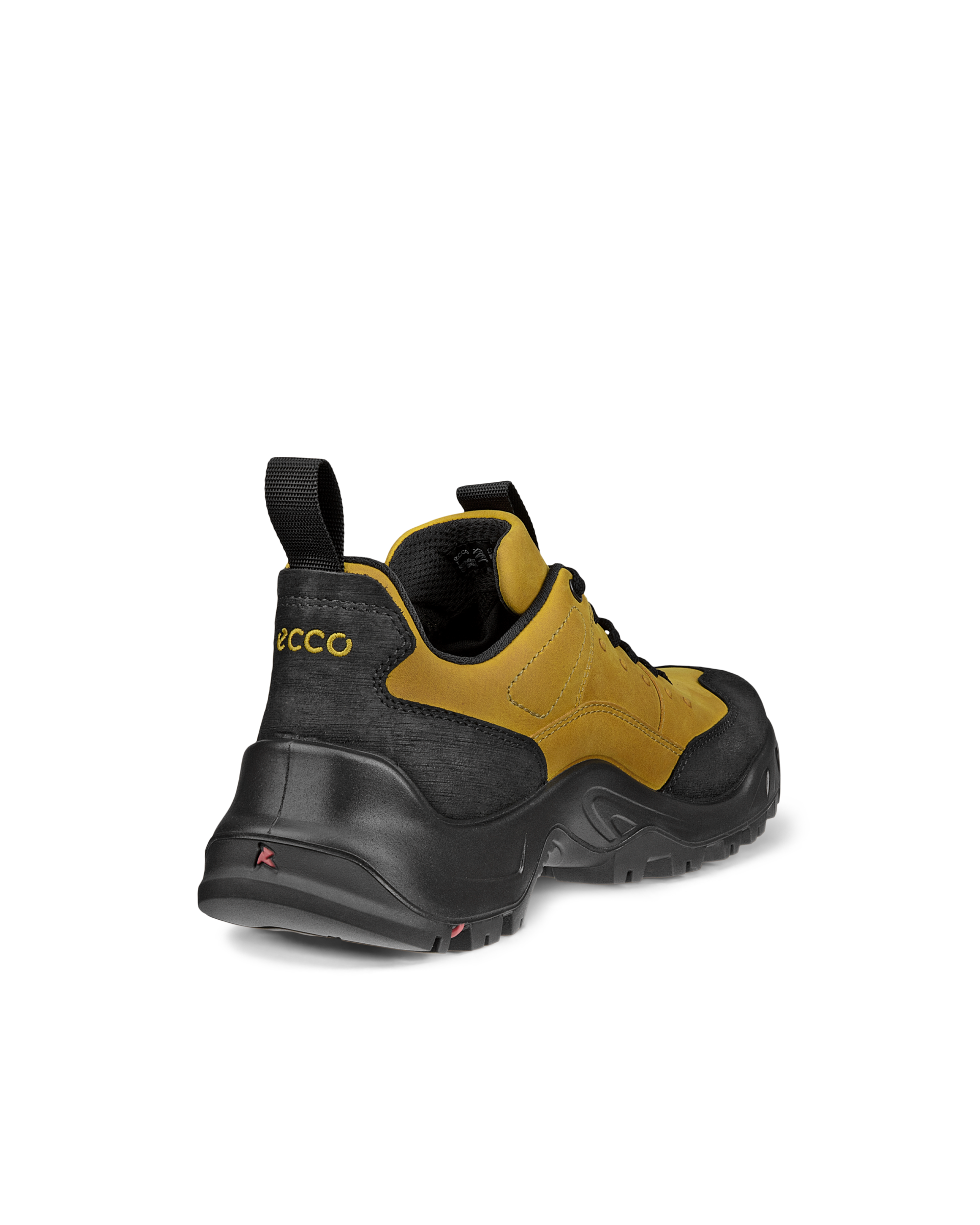 ECCO Offroad メンズ ヌバックウォータープルーフハイキングスニーカー - イエロー - Back