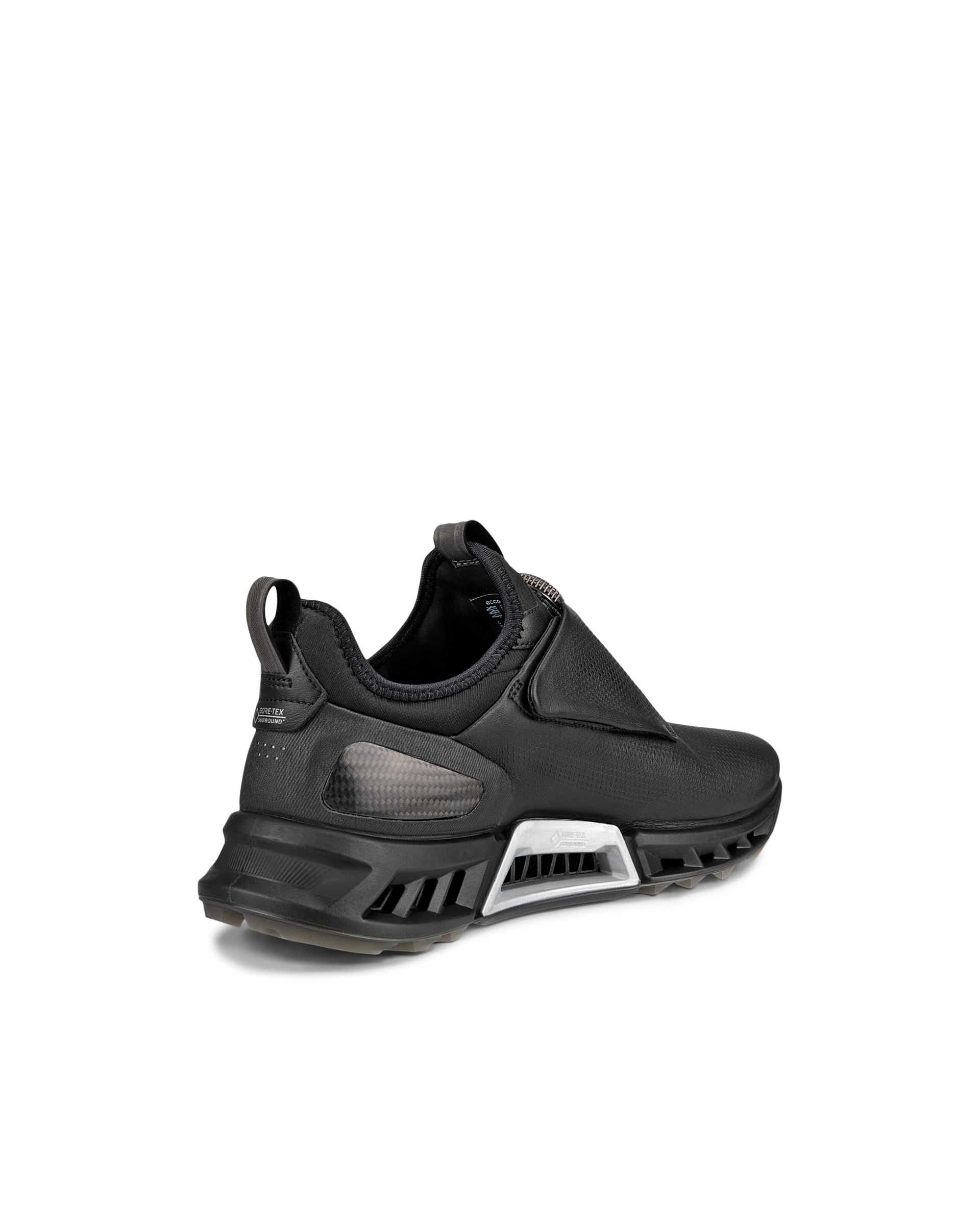 ECCO Golf BIOM C4 メンズ レザーGore-Texゴルフシューズ - ブラック - Back