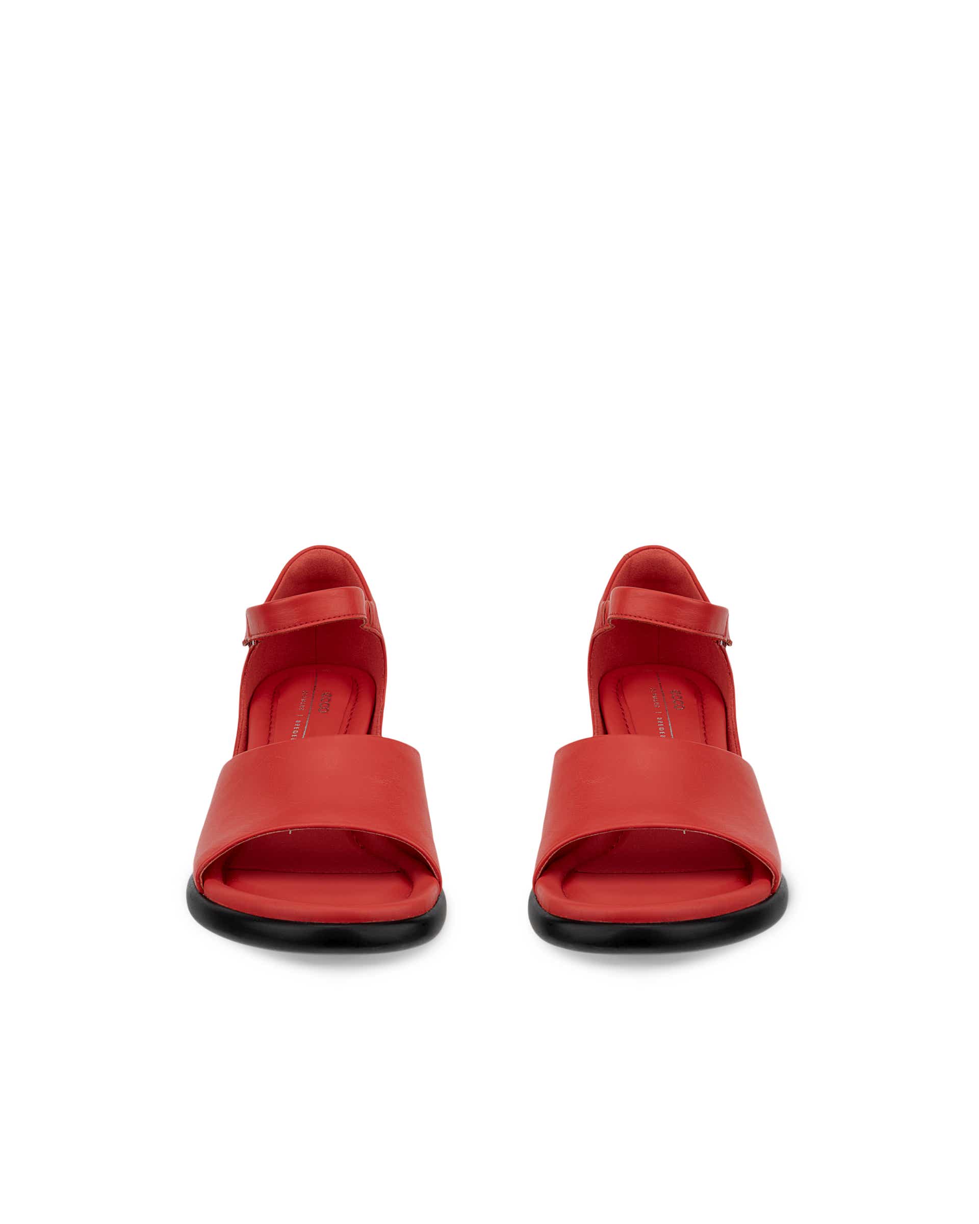 ECCO® Sculpted Sandal LX 55 Damen Ledersandale mit Absatz - Rot - Front pair