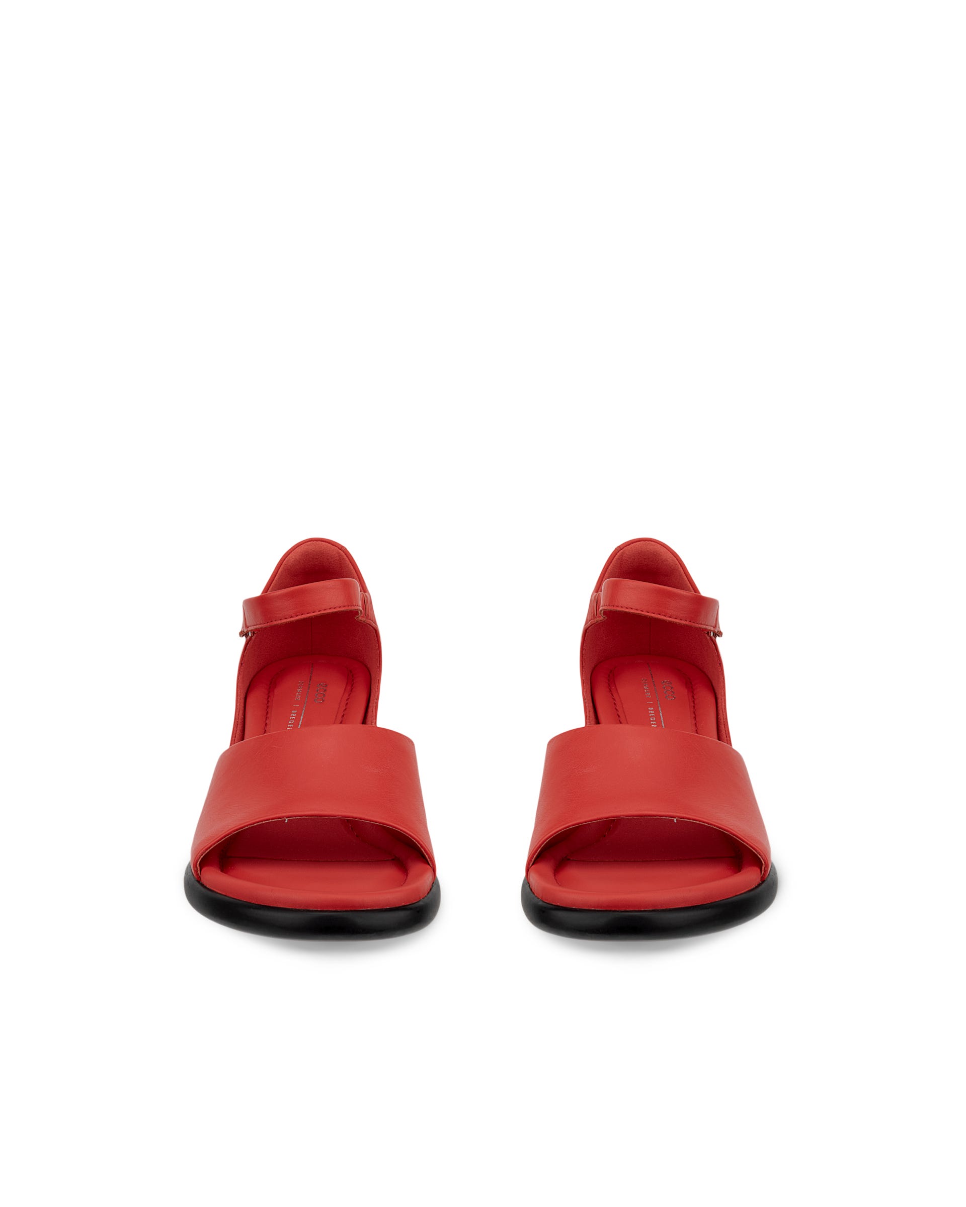 ECCO® Sculpted Sandal LX 55 Damen Ledersandale mit Absatz - Rot - Front pair