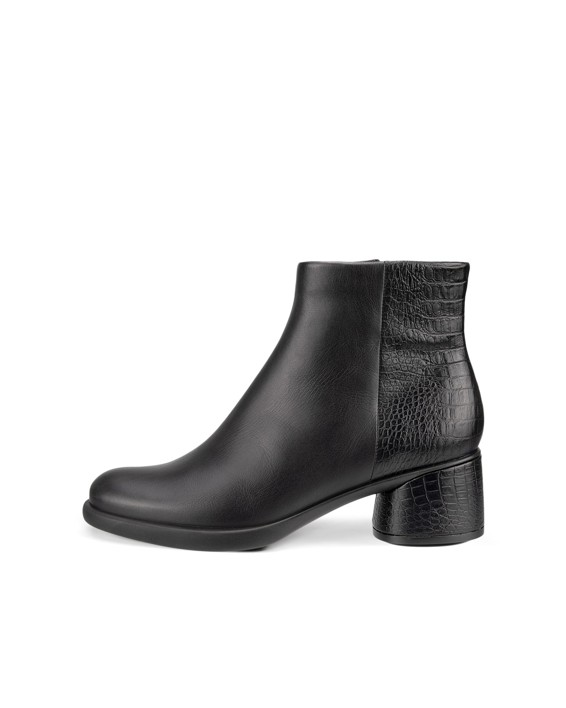 Women's ECCO® Sculpted Lx 35 Leather Mid-Cut Boot - Black - Outside