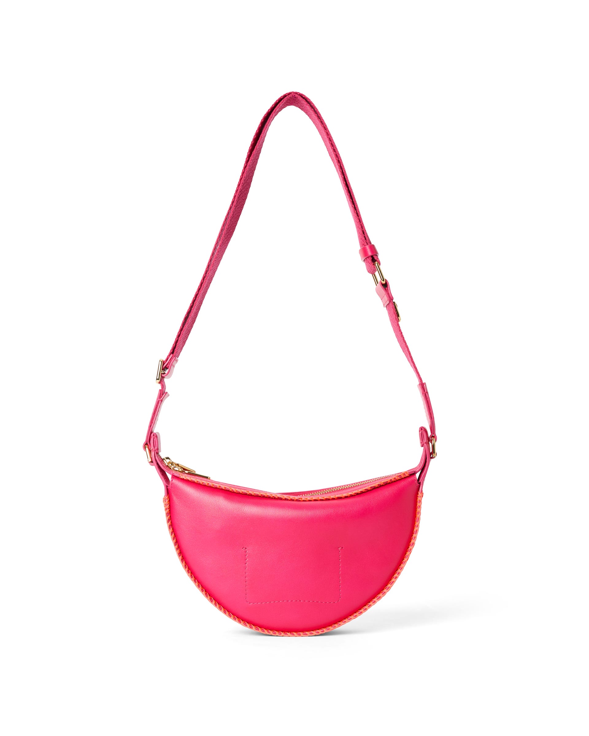 ECCO® Fortune sac hobo en cuir - Rose - Back