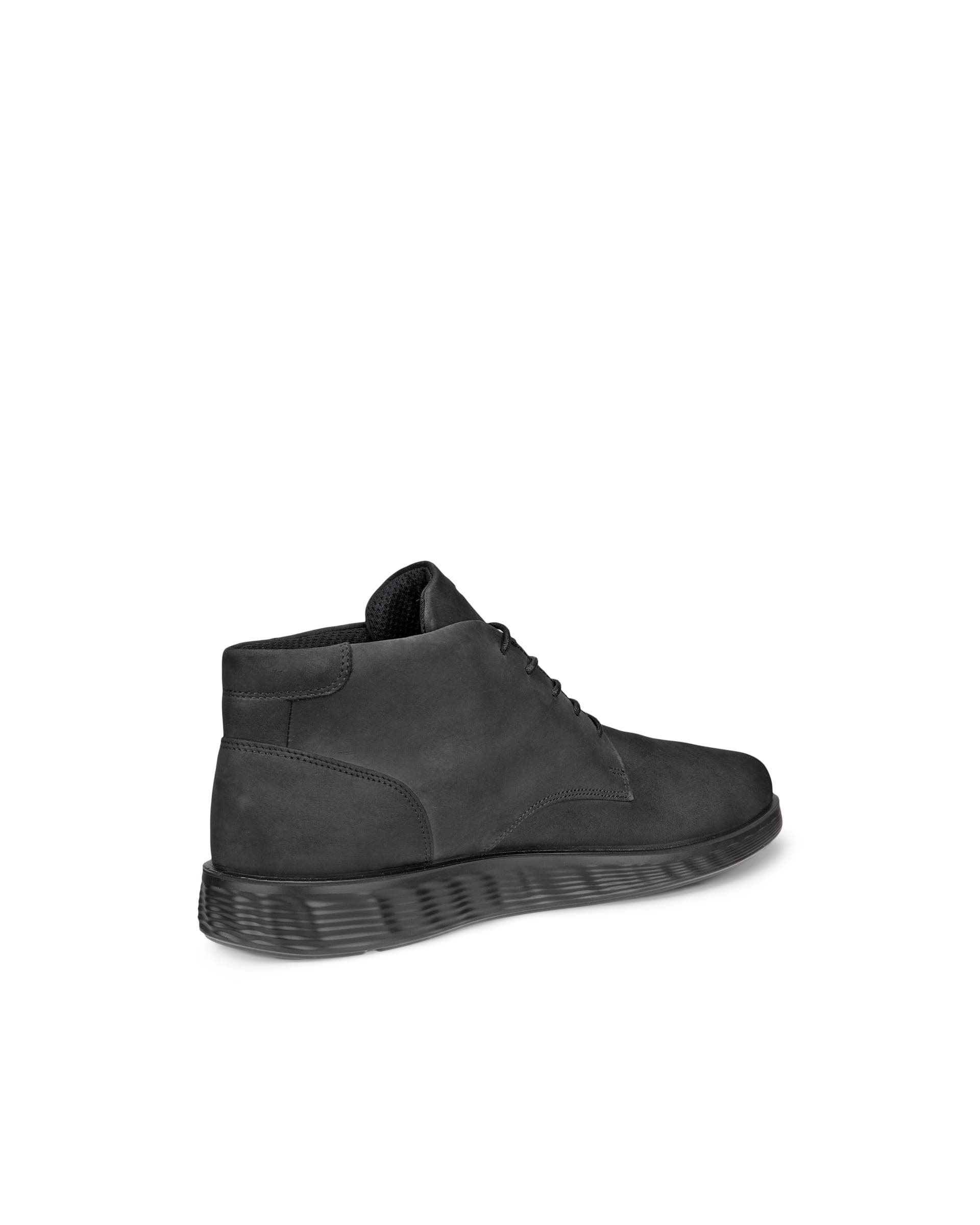Men's ECCO® S Lite Hybrid Gore-Tex Chukka Boot - Black - Back