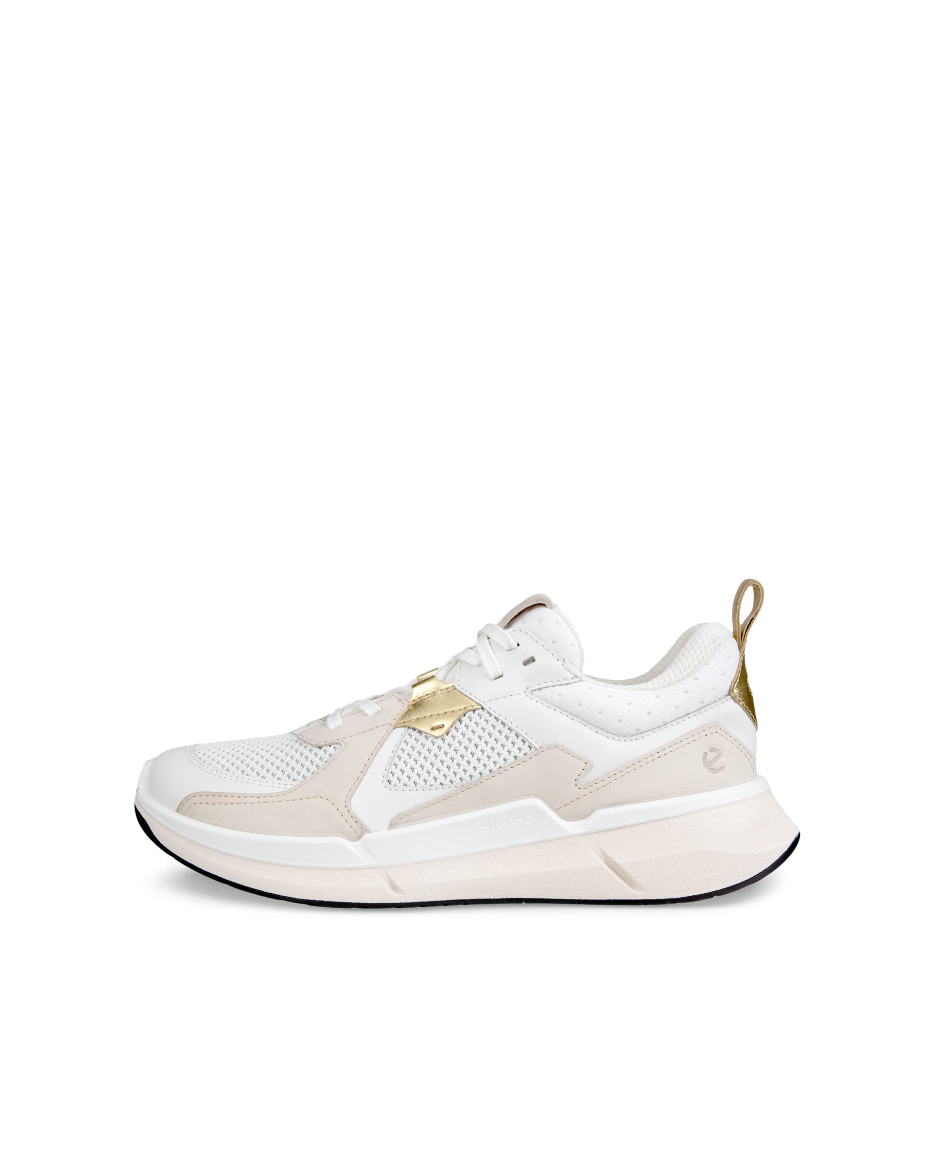 Women's ECCO® BIOM 2.2 Suede Trainer - White - Outside