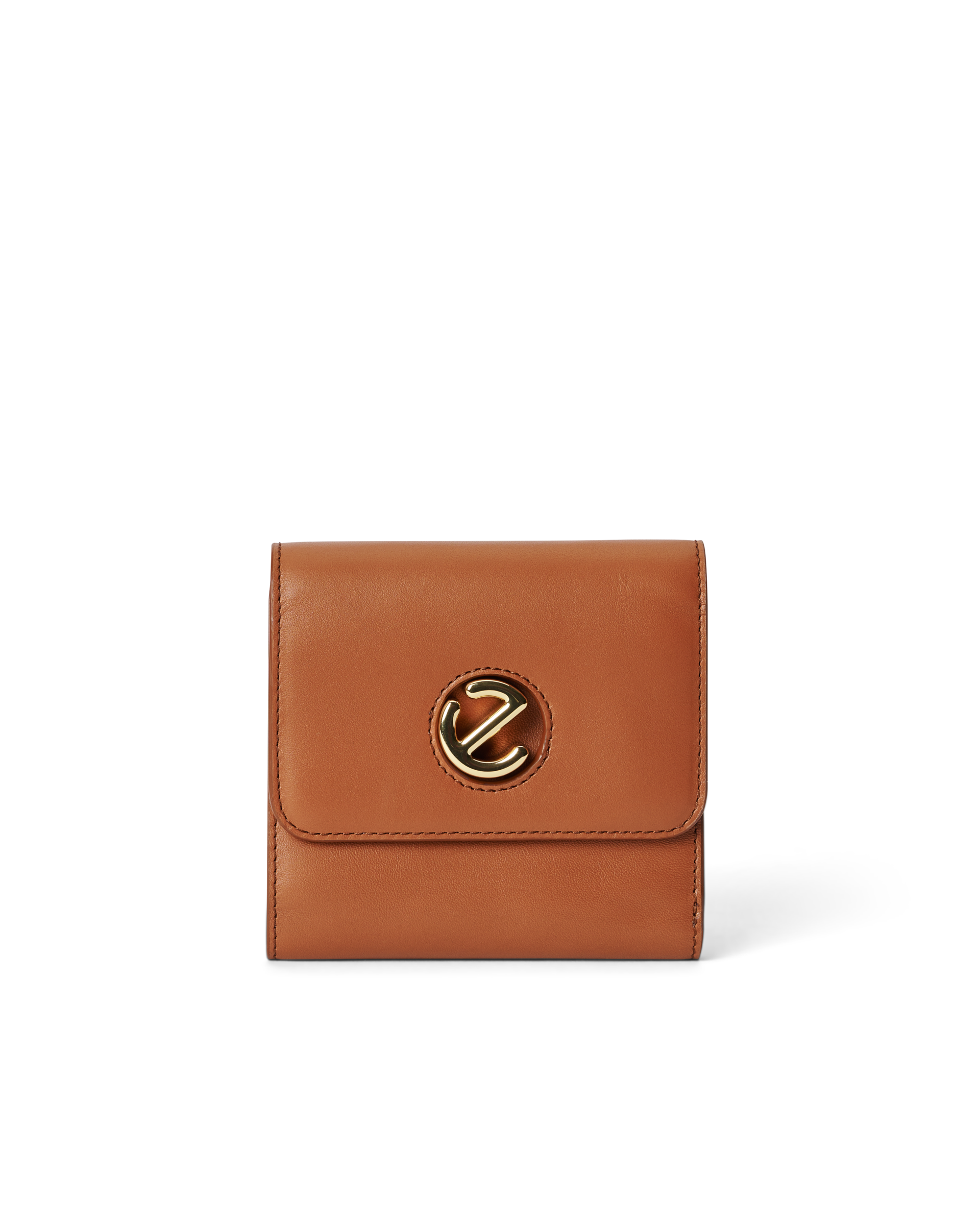 ECCO Wallet E Wave Lock — Brown