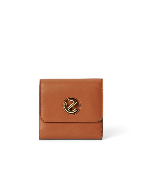 ECCO Wallet E Wave Lock — Brown