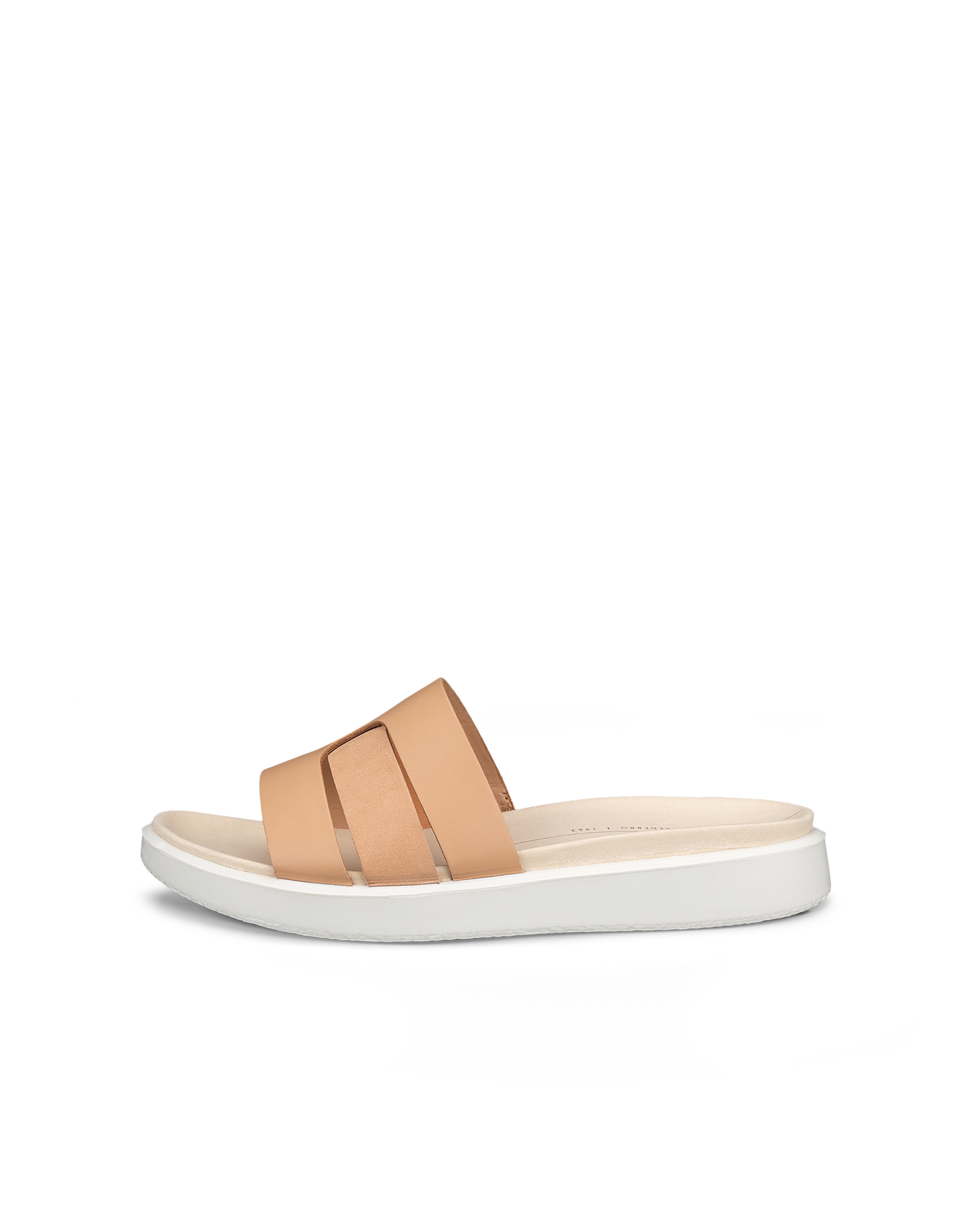 ECCO® Flowt Dames nubuck slipper - Bruin - Outside