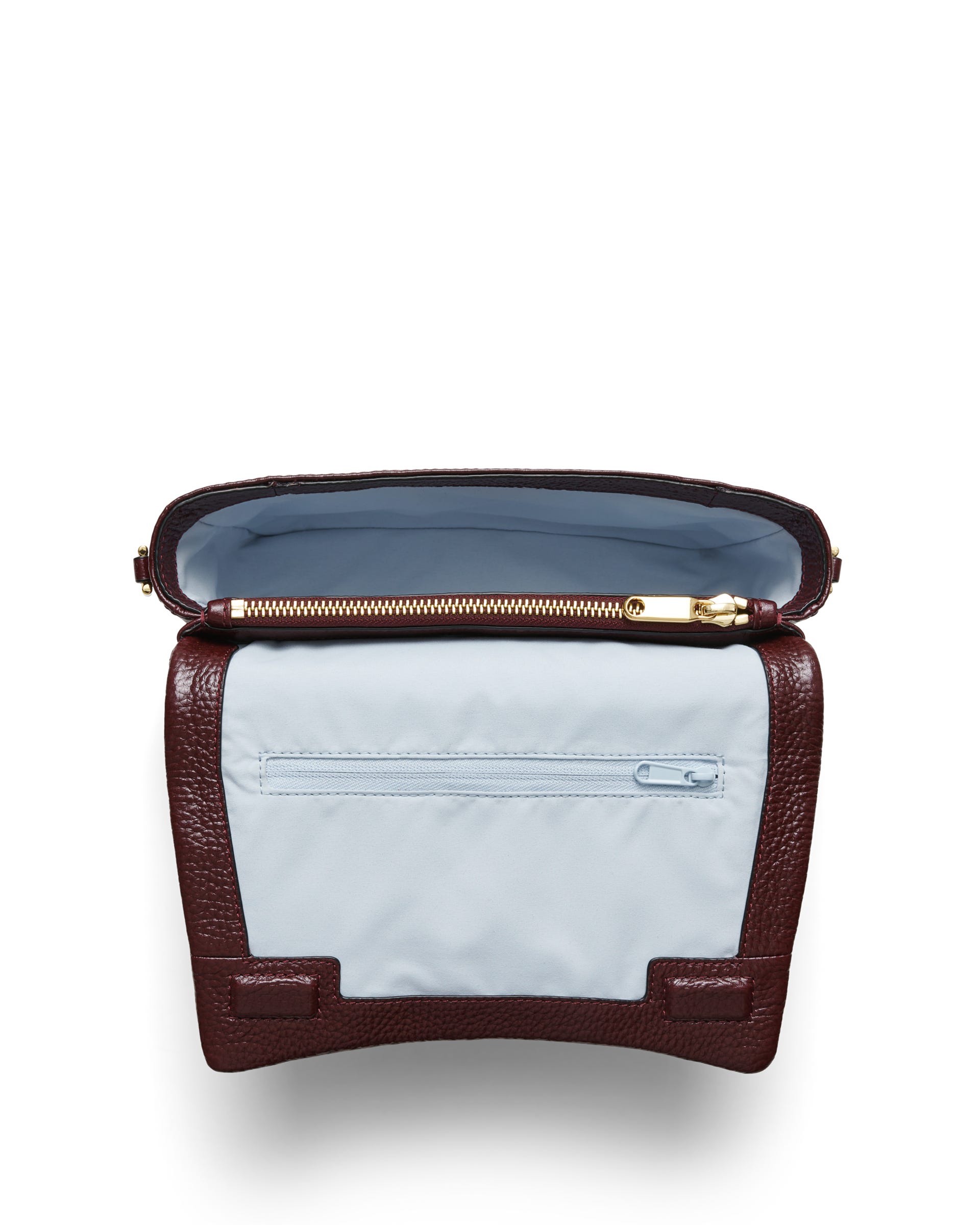 ECCO Pinch Soft Shine Pebbled レザークロスボディバッグ - レッド - Birdeye