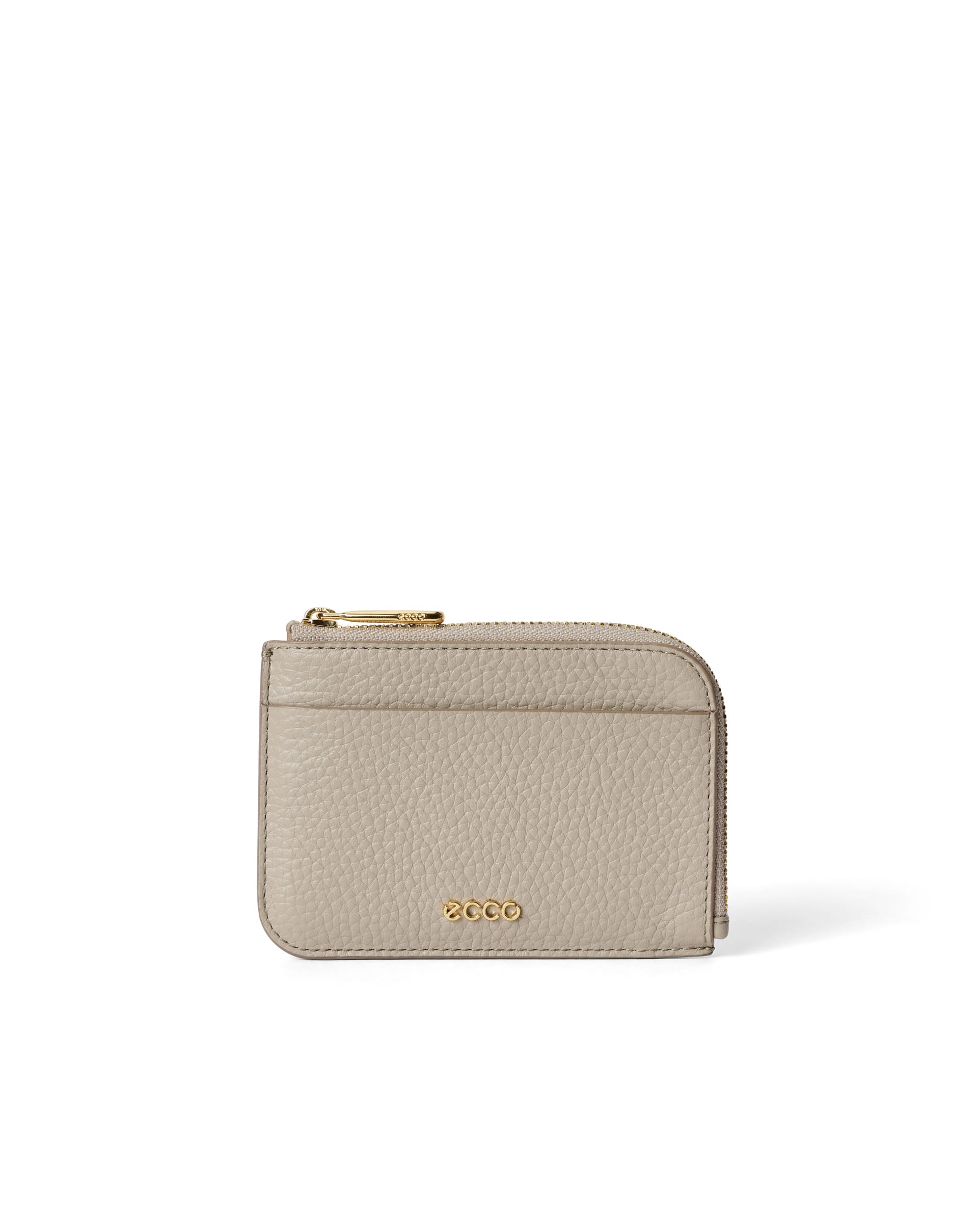 ECCO® Pebbled Leather Zipped Card Case