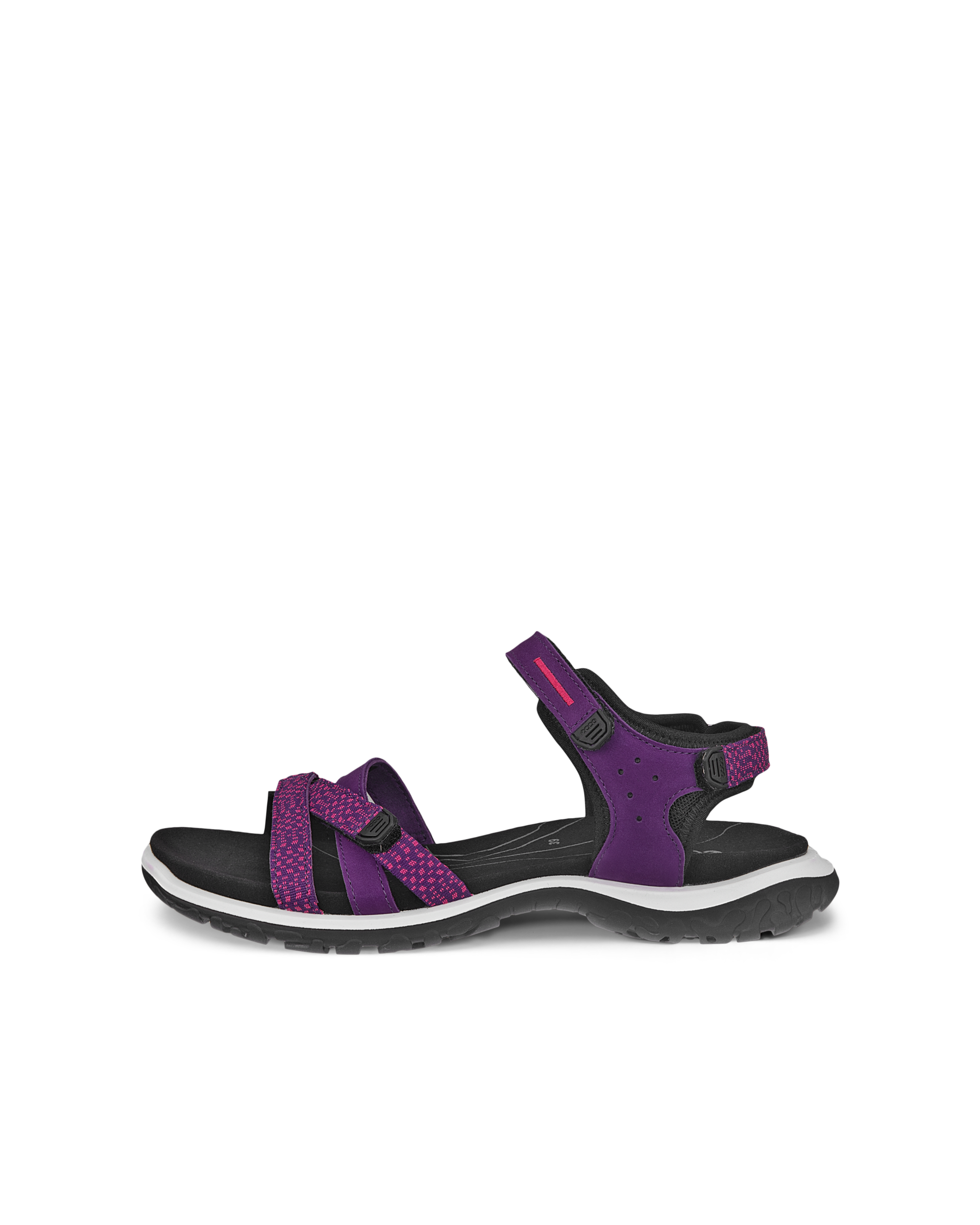 ECCO® Offroad Roam Dames nubuck sandaal met twee bandjes - Paars - Outside