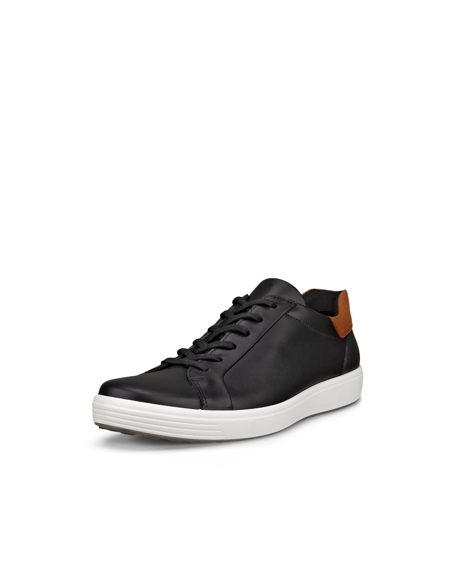 ECCO® Soft 7 Herren Ledersneaker - Schwarz - Main