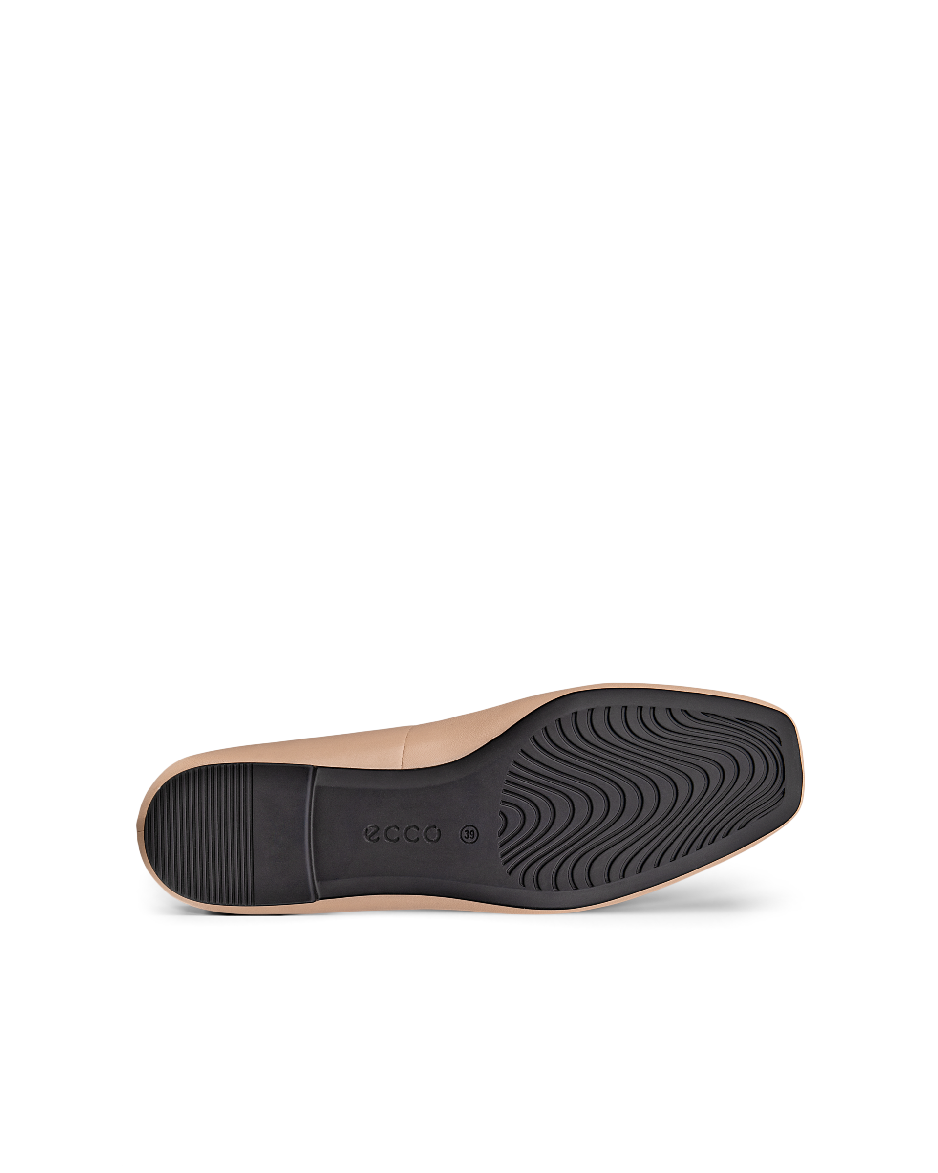 ECCO® Margot Damen Lederballerina - Beige - Sole