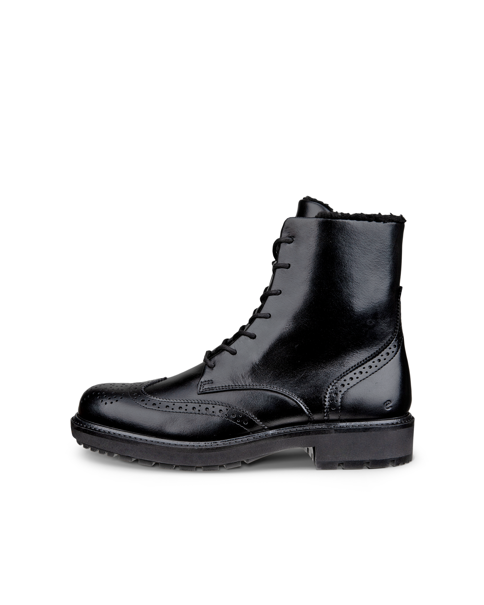 ECCO エコー レースアップ ショートブーツ 38 黒 ECCO Nouvelle ウィメンズ レザーレースアップブーツ | ブラック