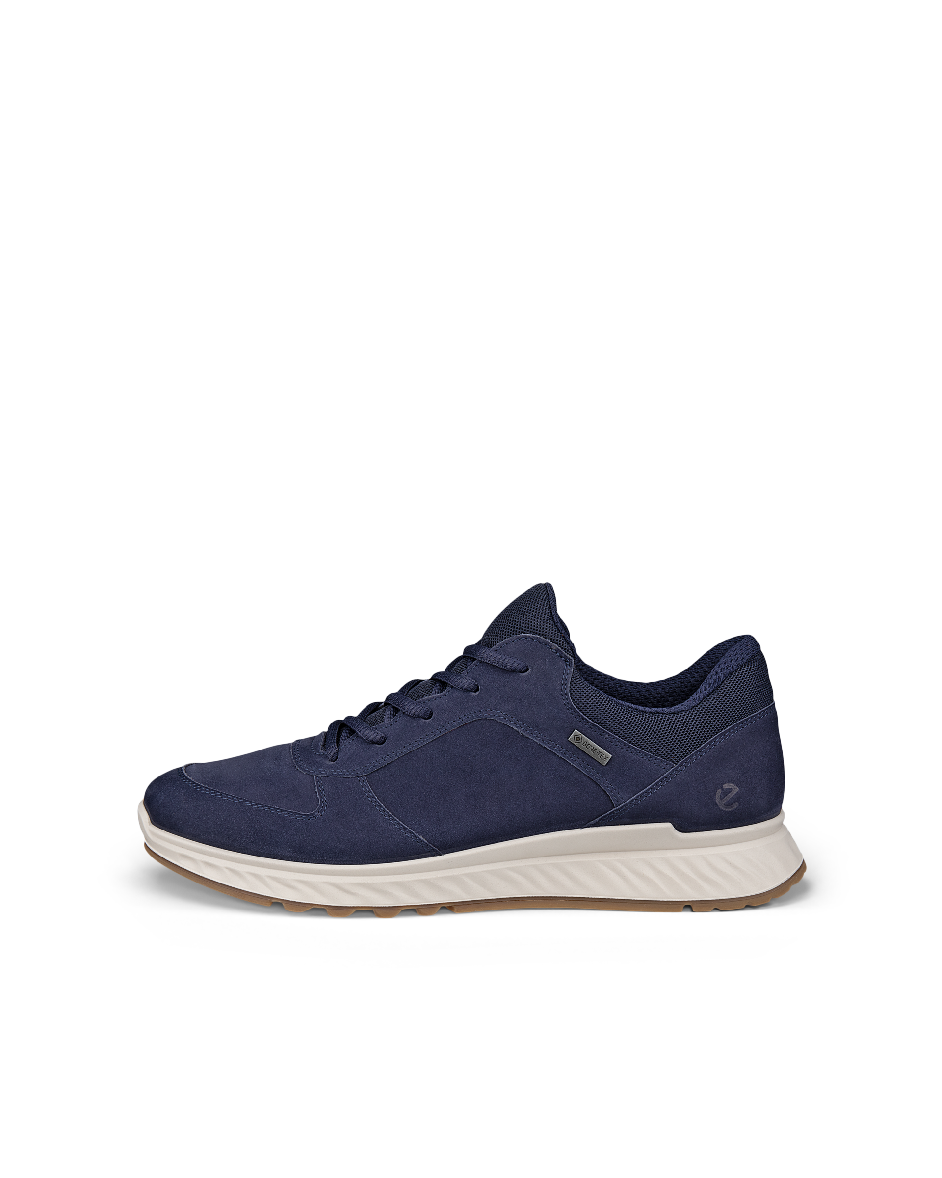 ECCO® Exostride Dames leren Gore-Tex sneaker - Blauw - Outside
