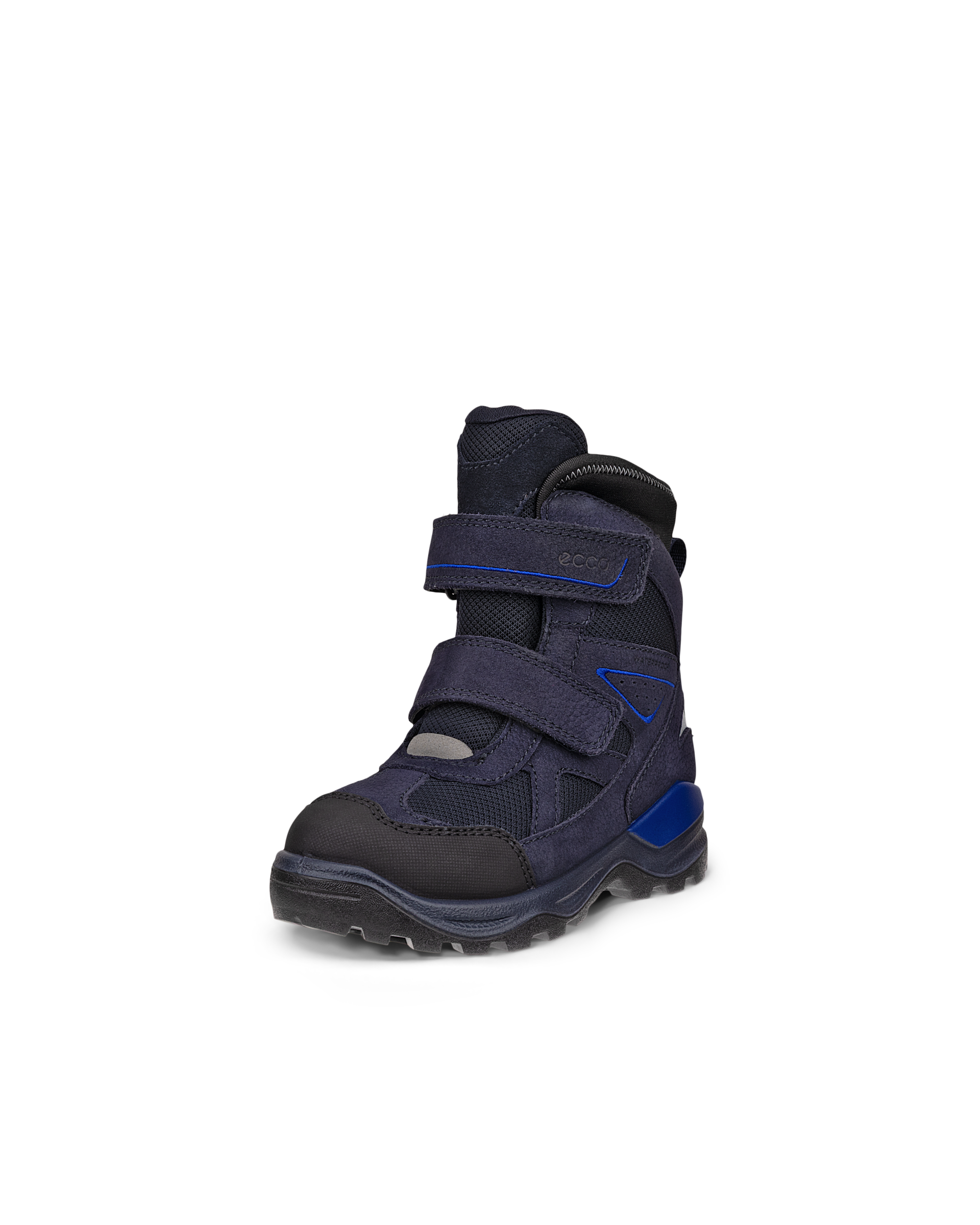 Kids' ECCO® SNOW MOUNTAIN Nubuck Waterproof Winter Boot Blue