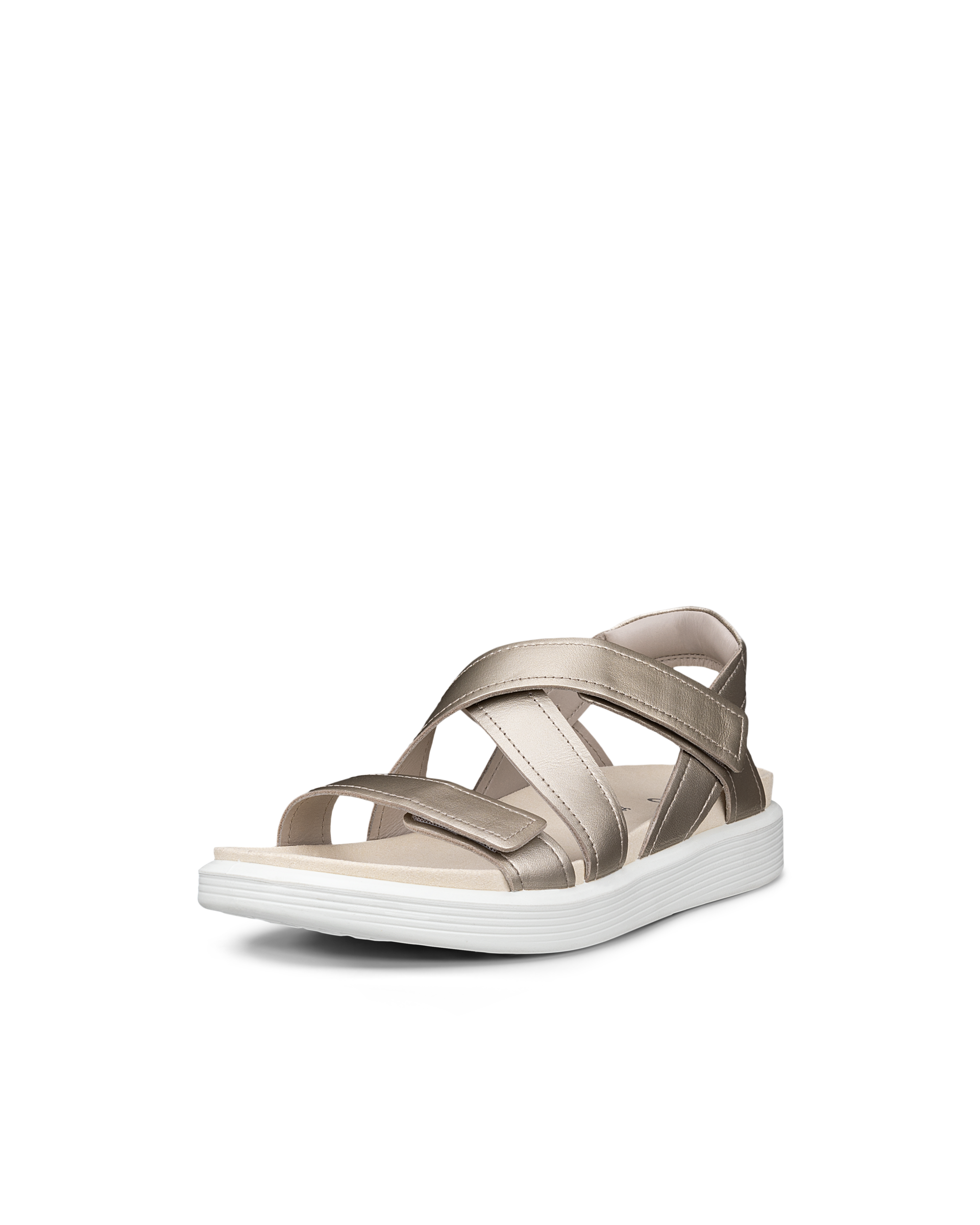 ECCO Soft Sandal — Gold