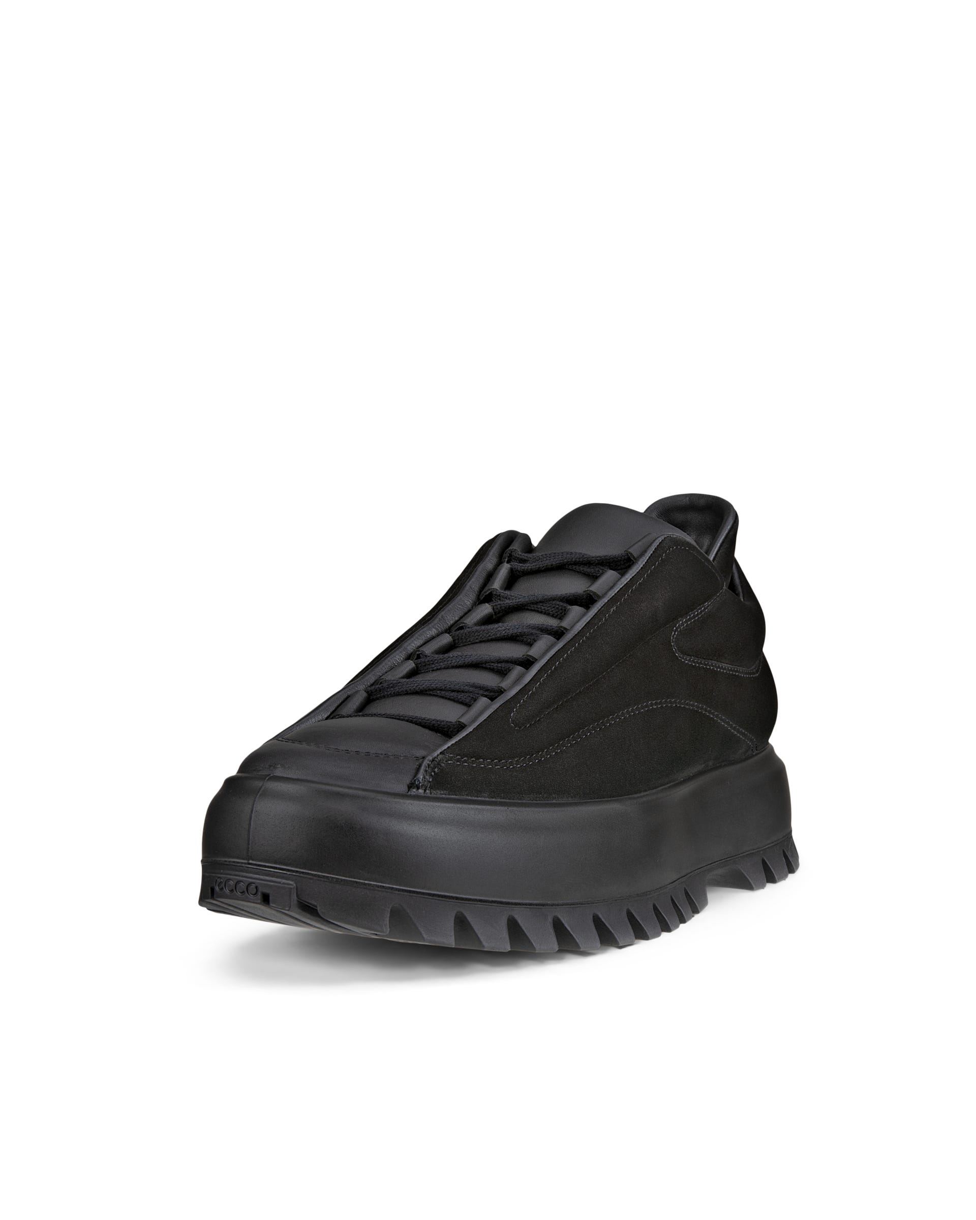 ECCO STREET ACE RAL7000 MENS メンズ ヌバックスニーカー - ブラック - Main