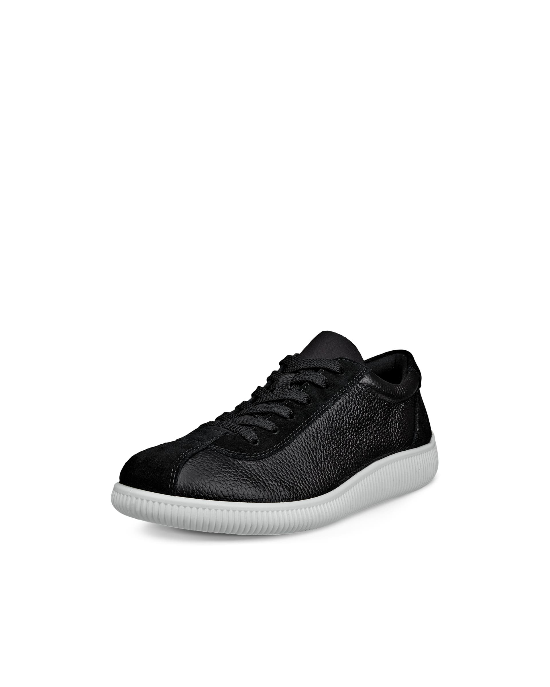 ECCO® Soft Zero Skinnsneaker dam - Svart - Main