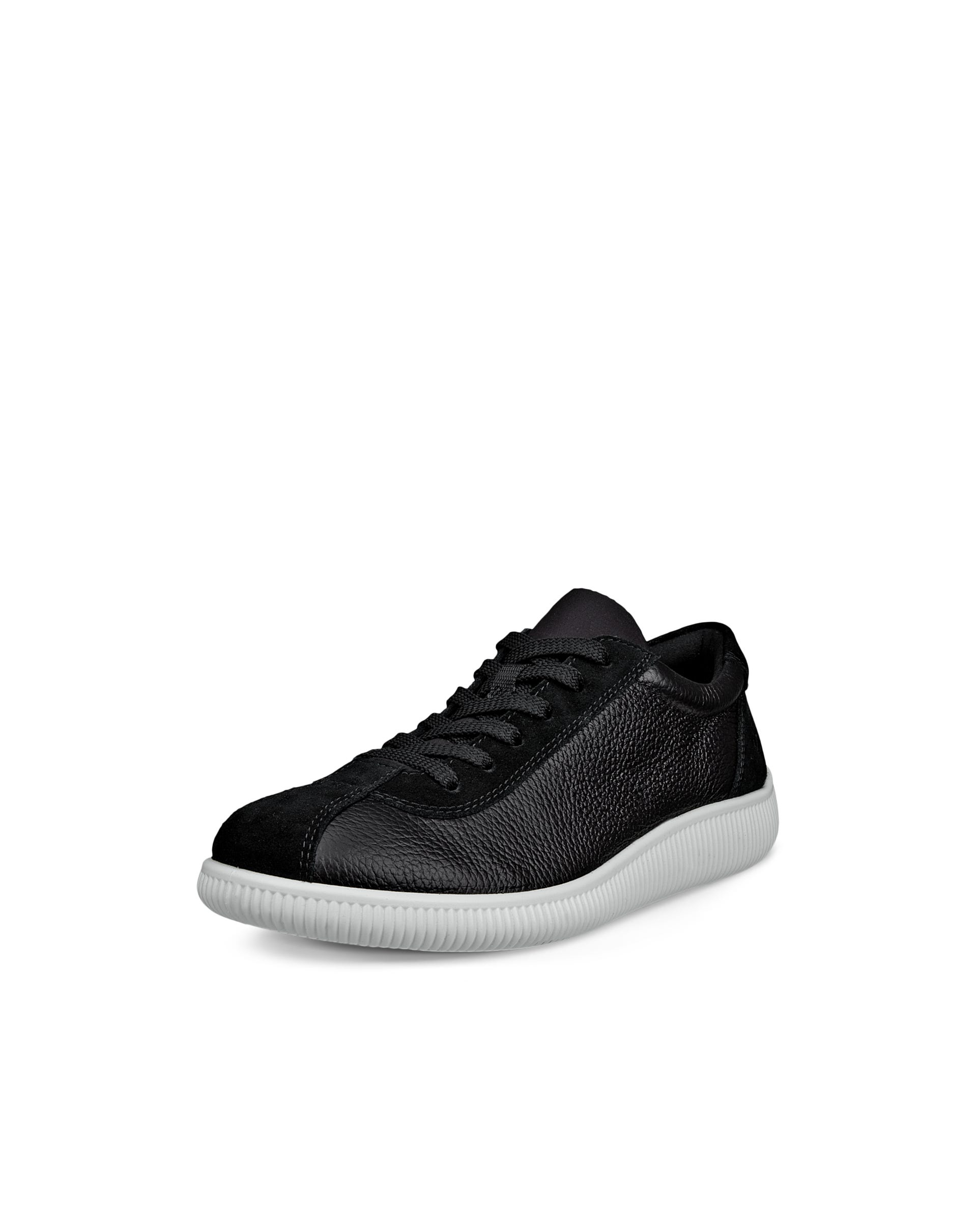 ECCO® Soft Zero Skinnsneaker dam - Svart - Main