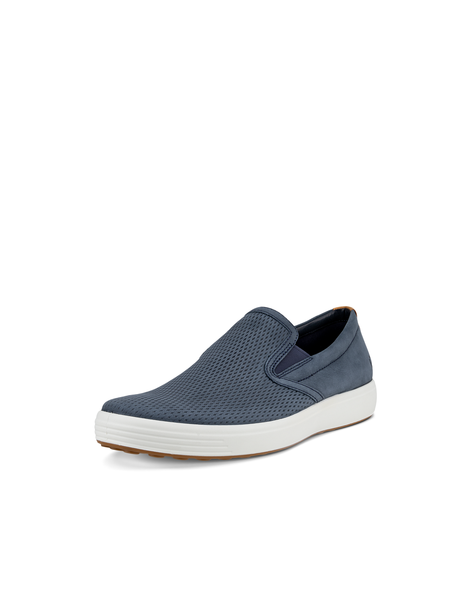 ECCO Soft 7 メンズ ヌバックスリッポン | ブルー