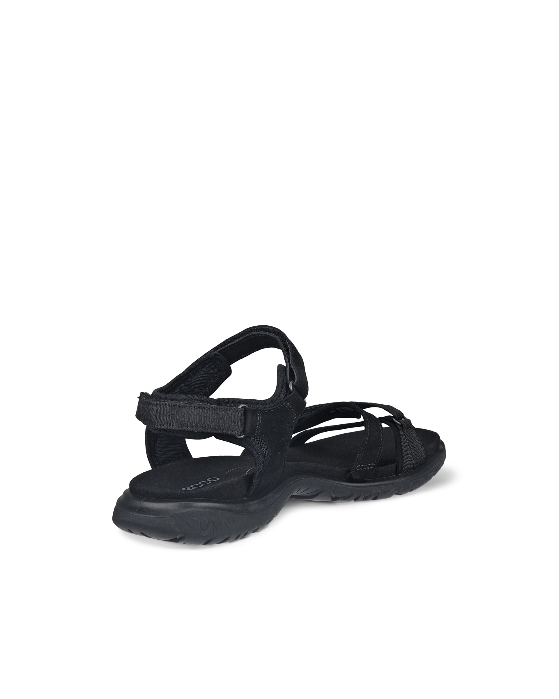 新品 ECCO 本革ヌバック2ストラップサンダルECCO offroad 39 ECCO Offroad ウィメンズ ヌバック2ストラップサンダル | ブラック