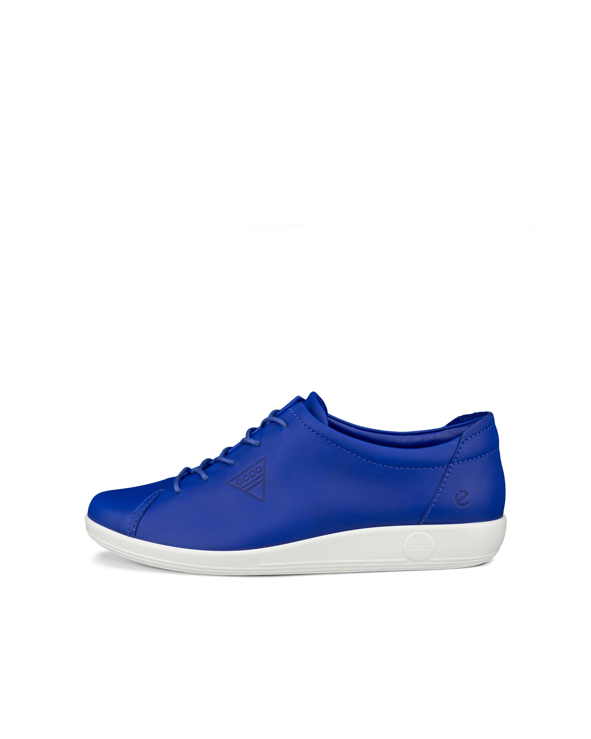 Sapato couro mulher ECCO® Soft 2.0 - Azul - Outside