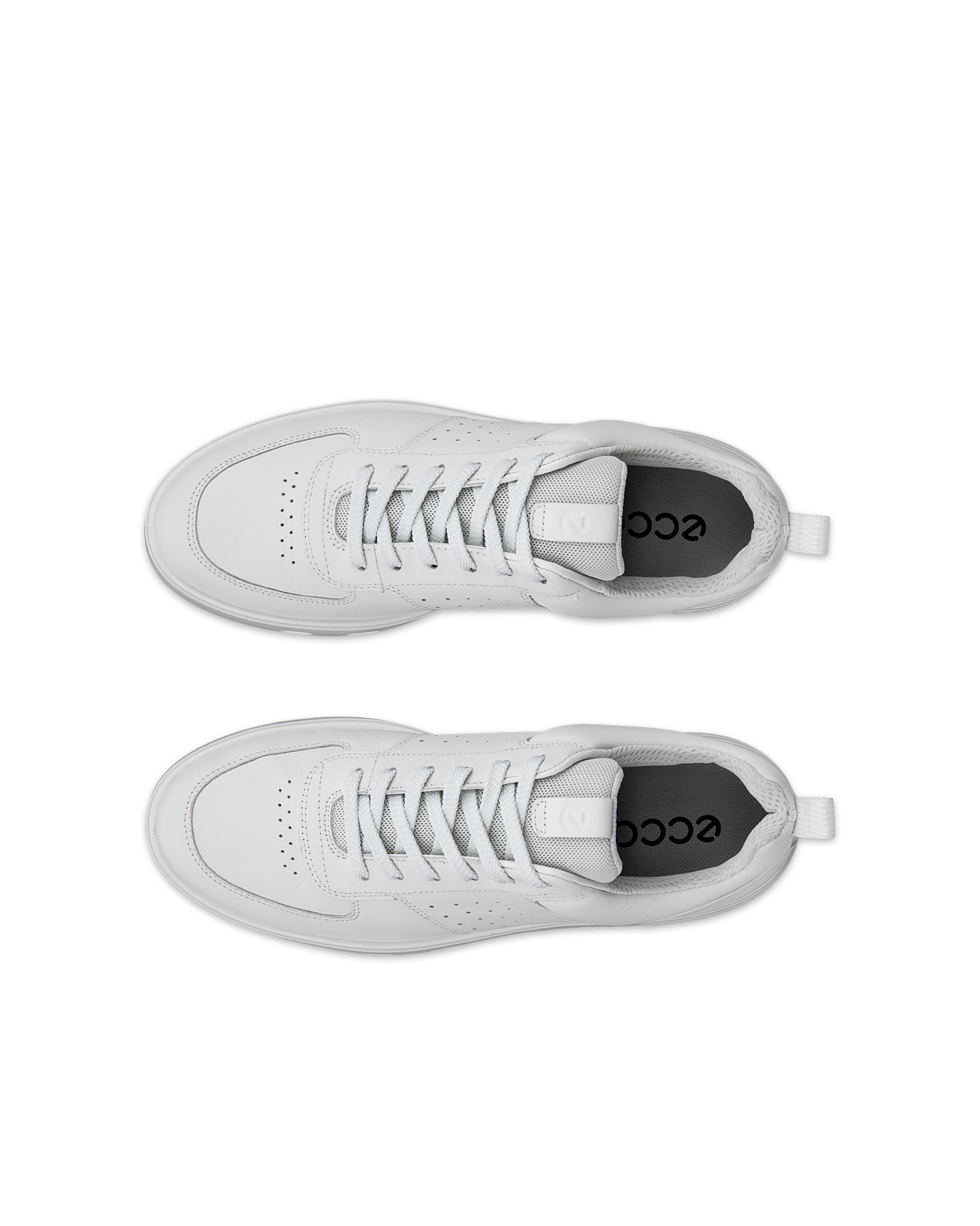 ECCO® Golf Street 720 Gore-Tex golfsko i læder til damer - Hvid - Top left pair