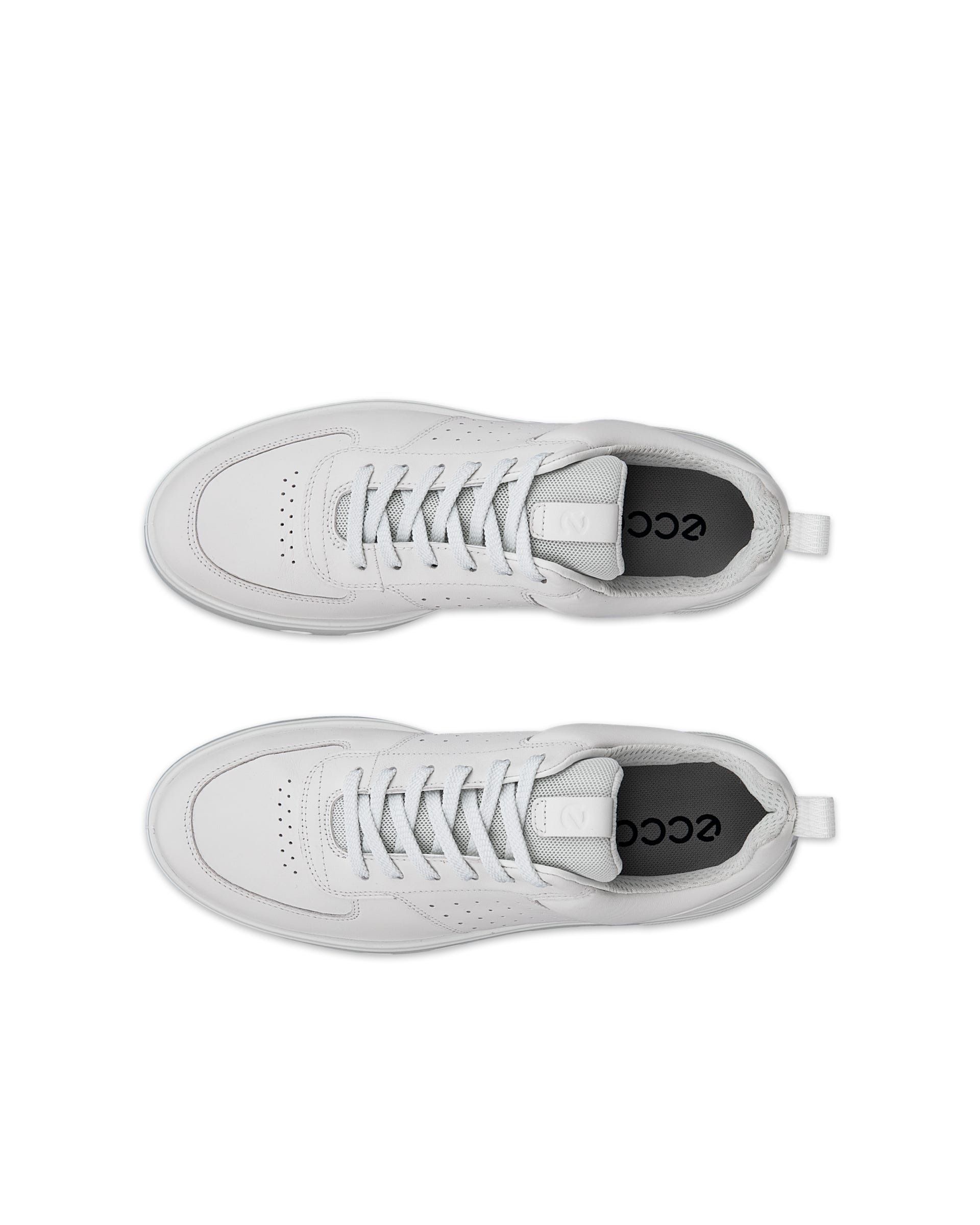 ECCO® Golf Street 720 Gore-Tex golfsko i læder til damer - Hvid - Top left pair