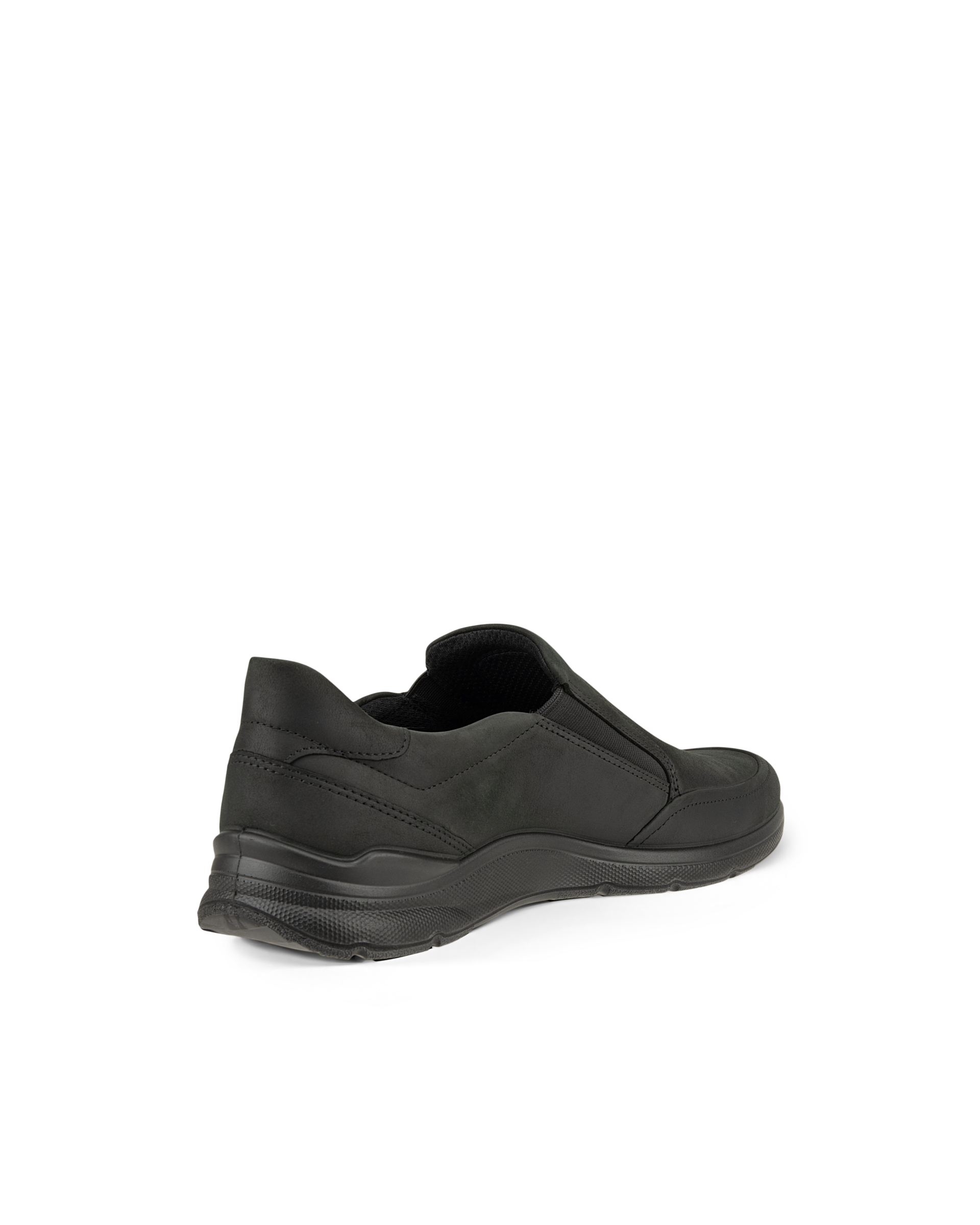 ECCO® Irving Heren nubuck instapper - Zwart - Back