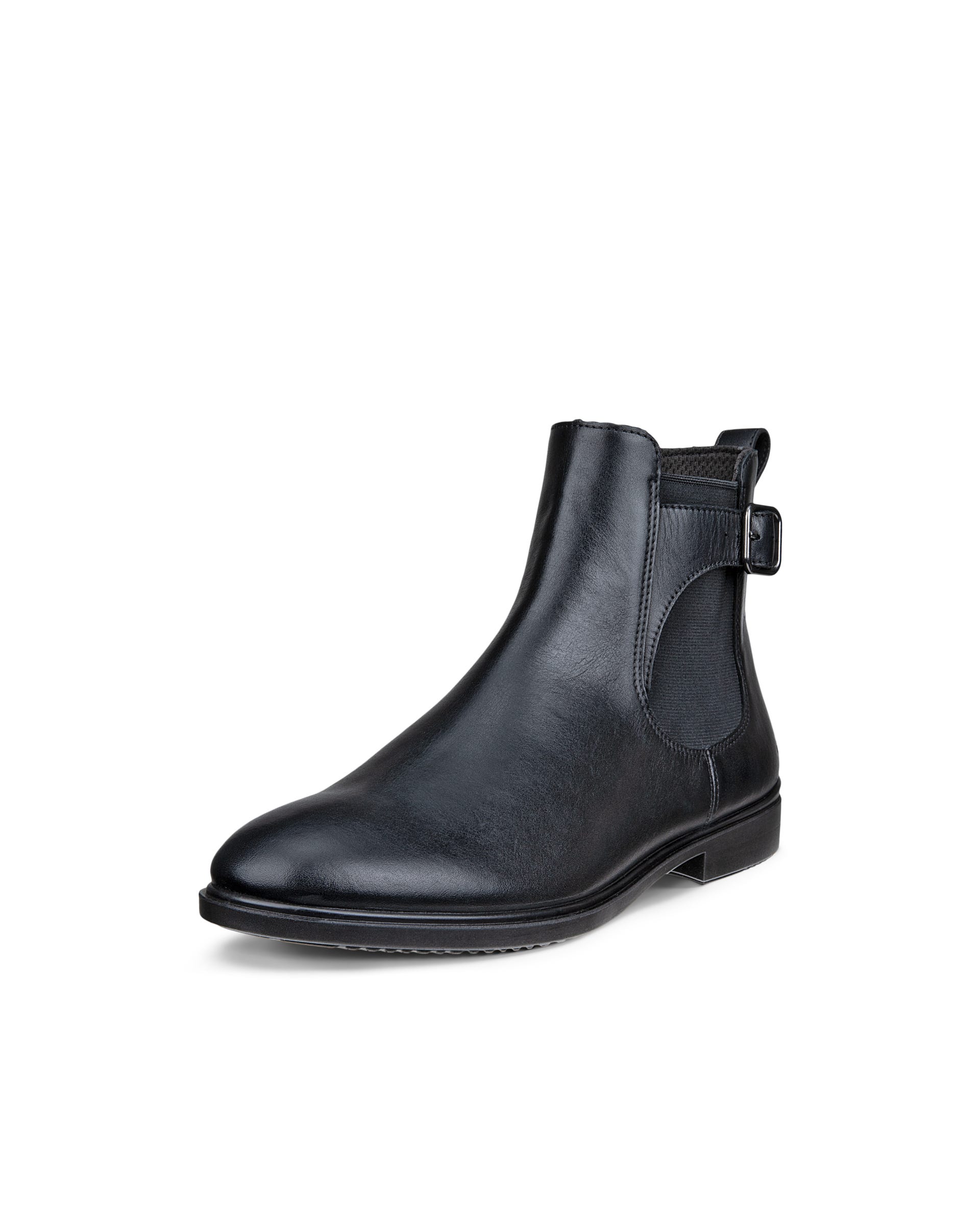 Women's ECCO® Dress Classic 15 Leather Chelsea Boot - Black - Main