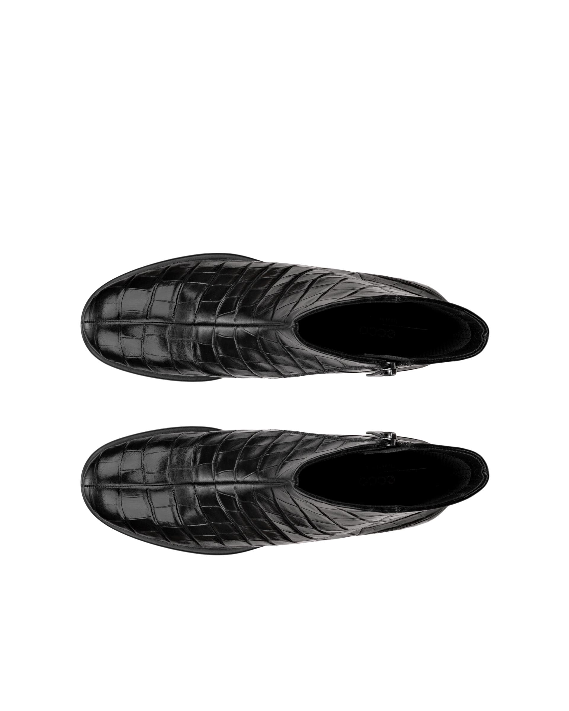 ECCO Sculpted LX 35 ウィメンズ レザーミッドカットブーツ - ブラック - Top left pair