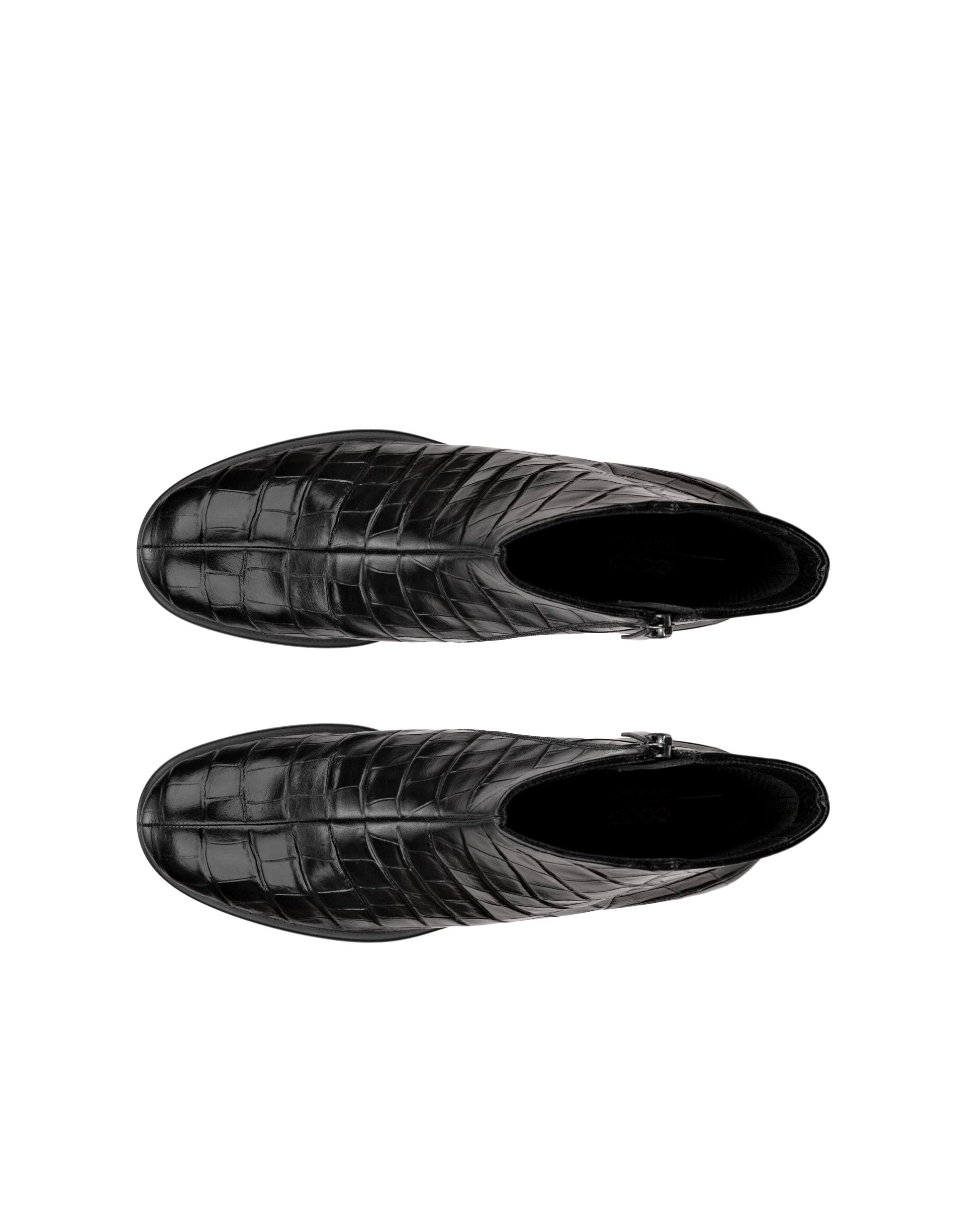 ECCO Sculpted LX 35 ウィメンズ レザーミッドカットブーツ - ブラック - Top left pair