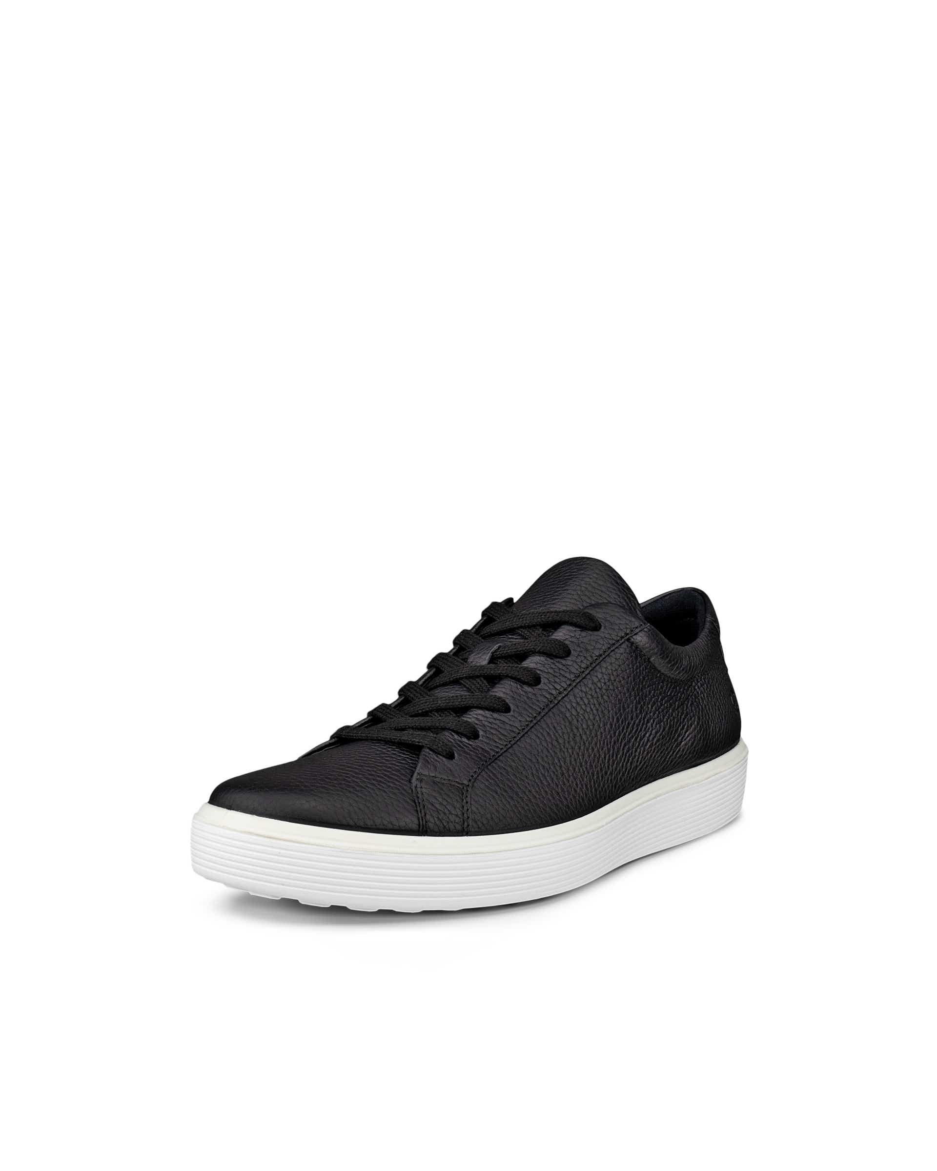 ECCO® Soft 60 Skinnsneaker herr - Svart - Main