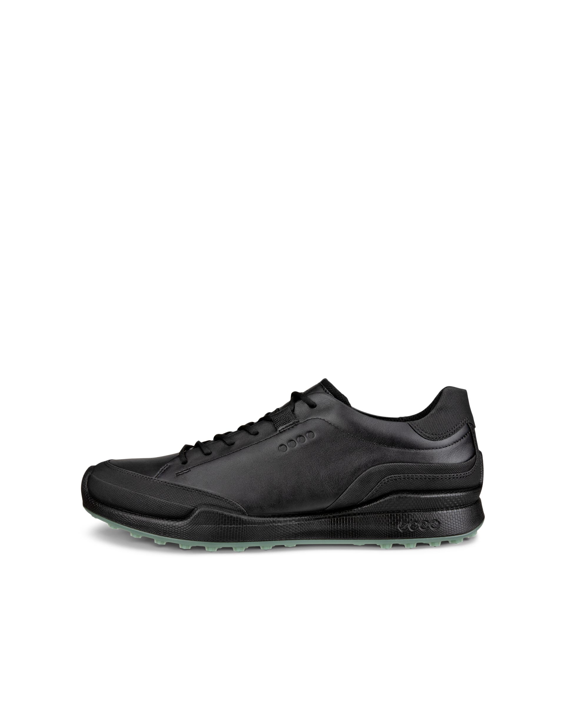 Men's ECCO® Golf Biom Hybrid Leather Golf Shoe - Black - Outside