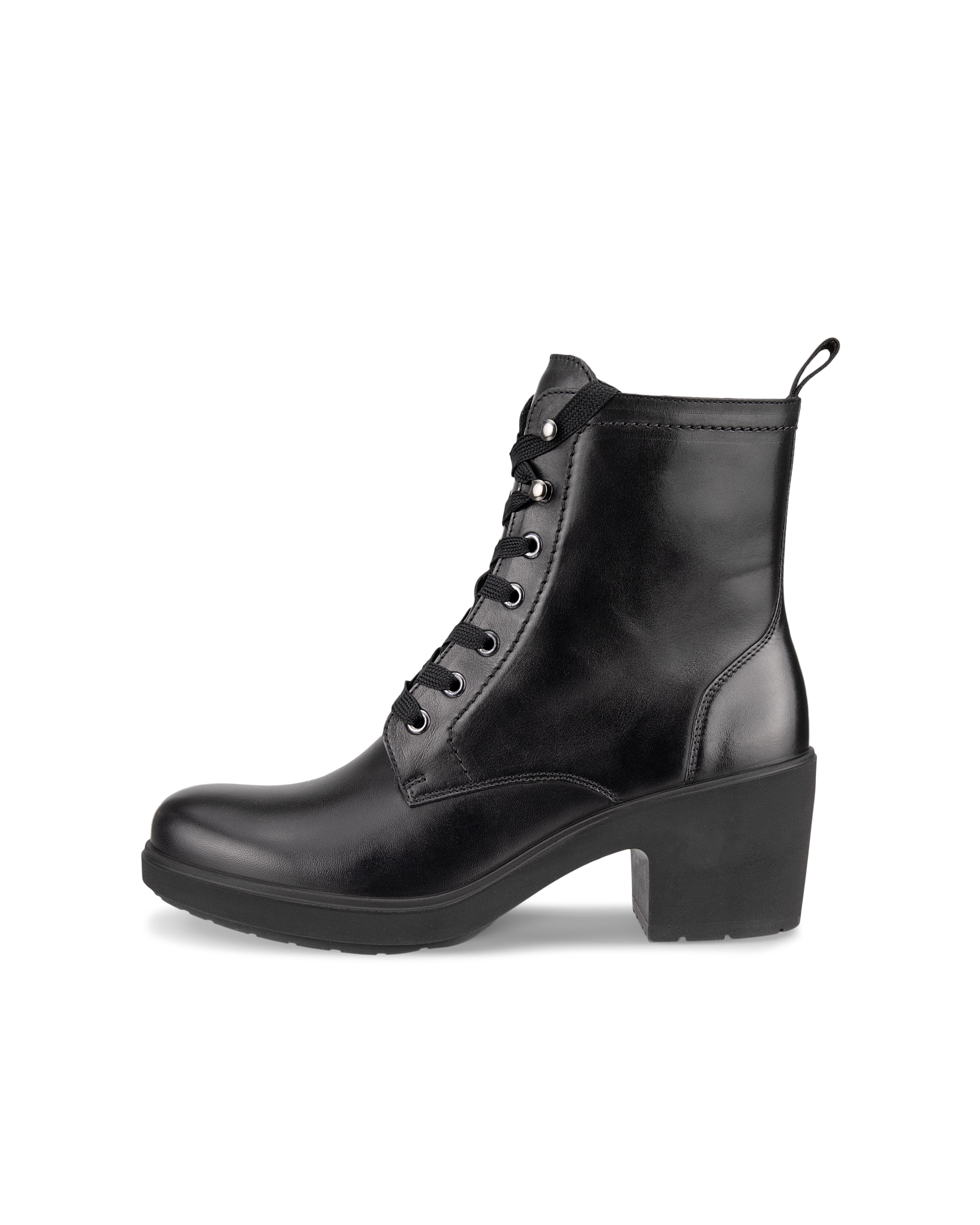 Women's ECCO® Metropole Zurich Leather Lace-Up Boot | Black