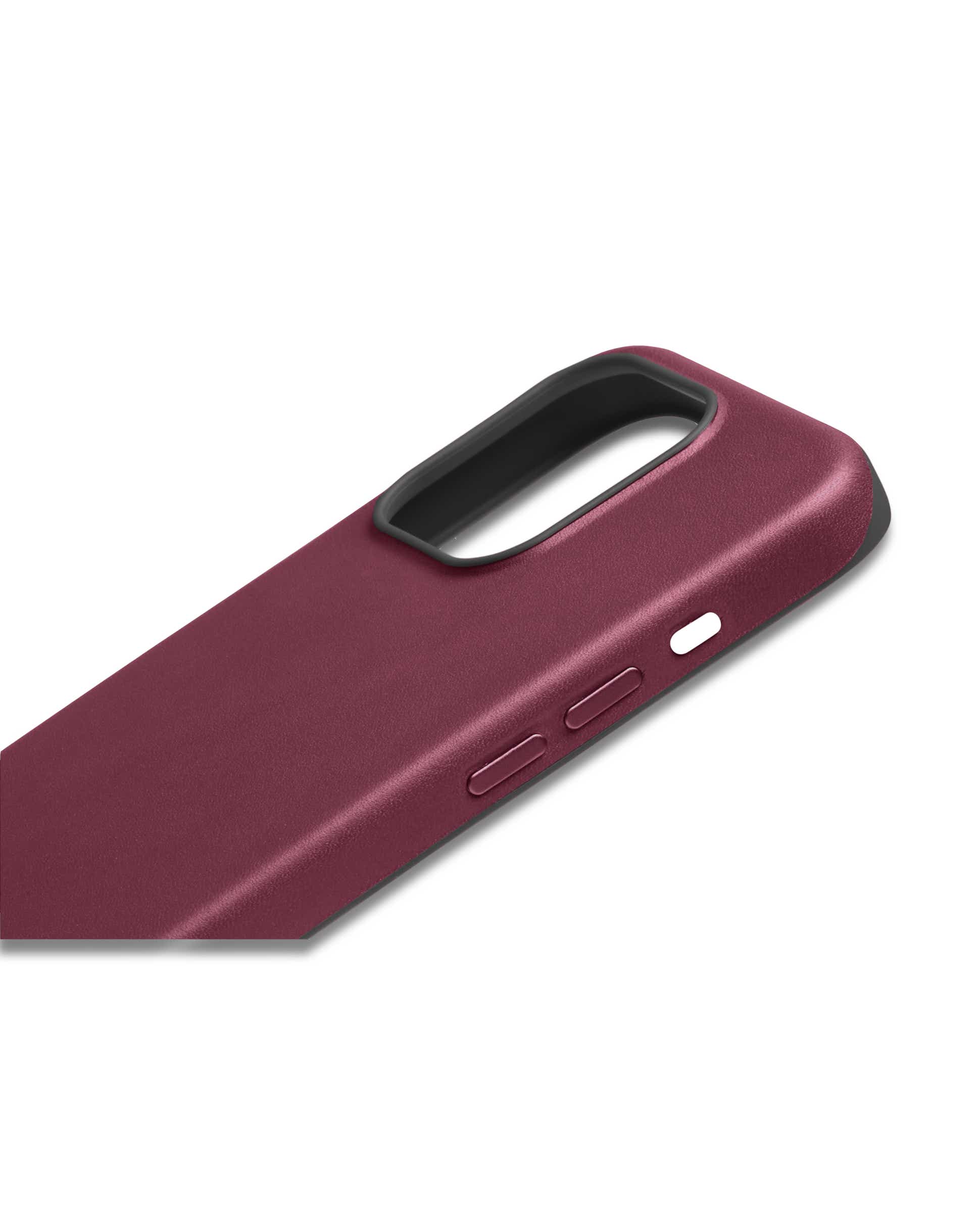 ECCO X Bellroy Phone Case 15 Pro レザースマホケース - レッド - Detail-1