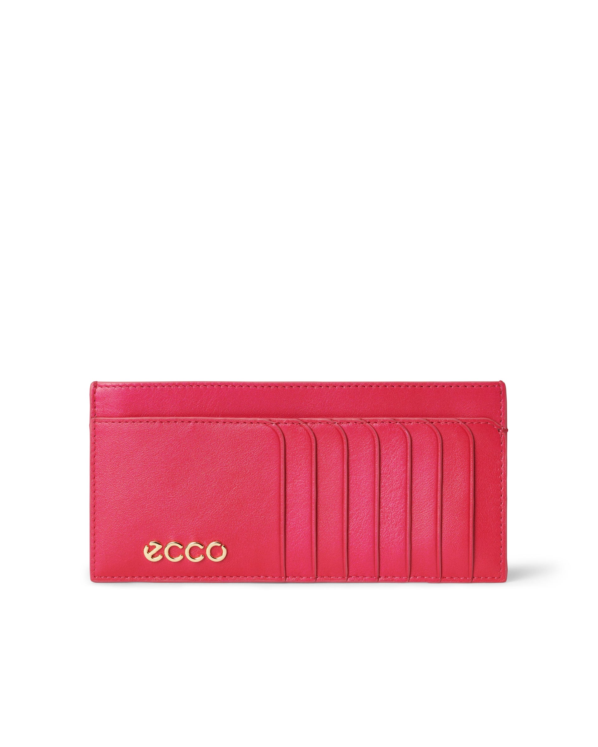 ECCO Wallet Soft Smooth レザーウォレット - ピンク - Main