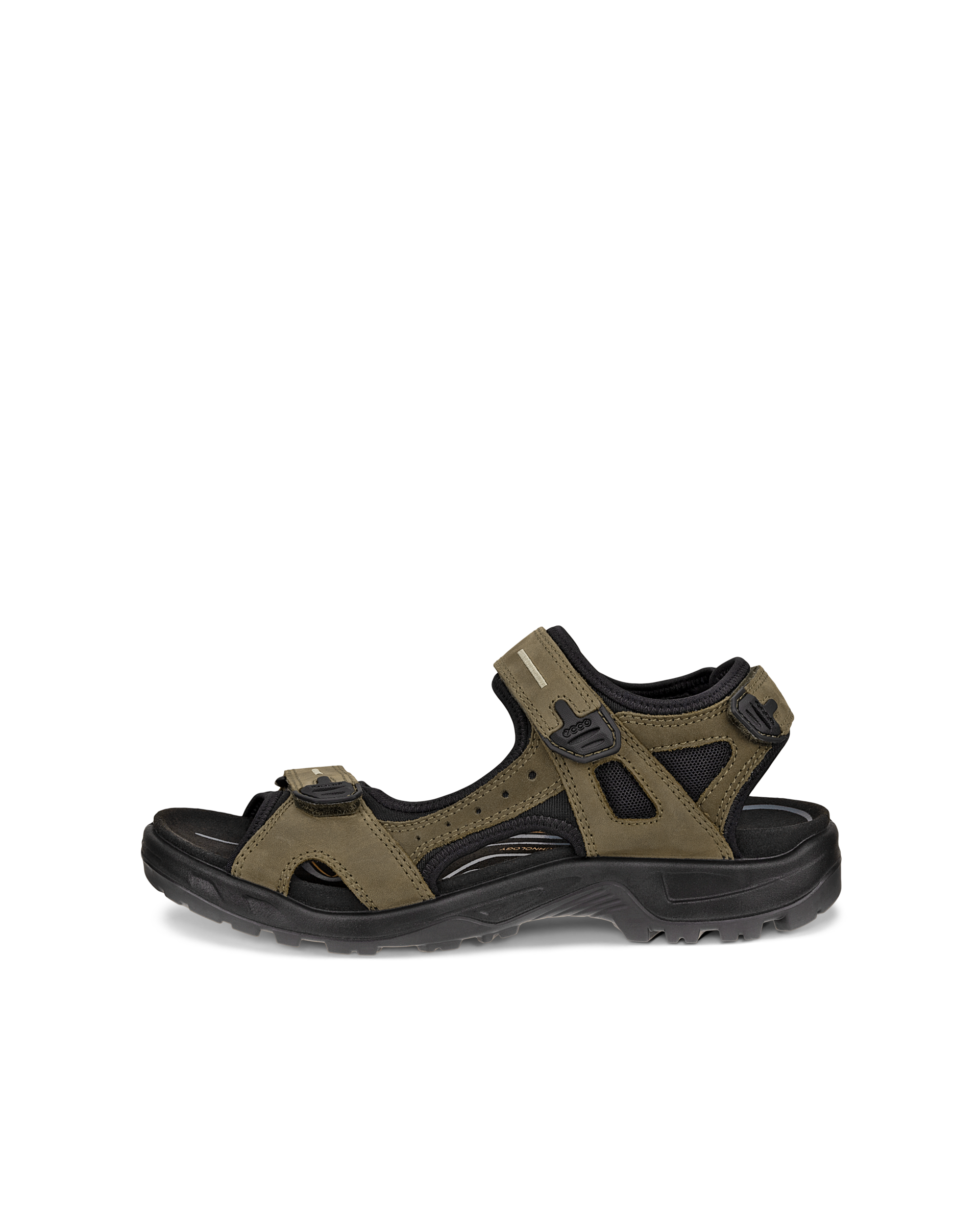 Men's ECCO® Offroad Nubuck Outdoor Sandal | Green