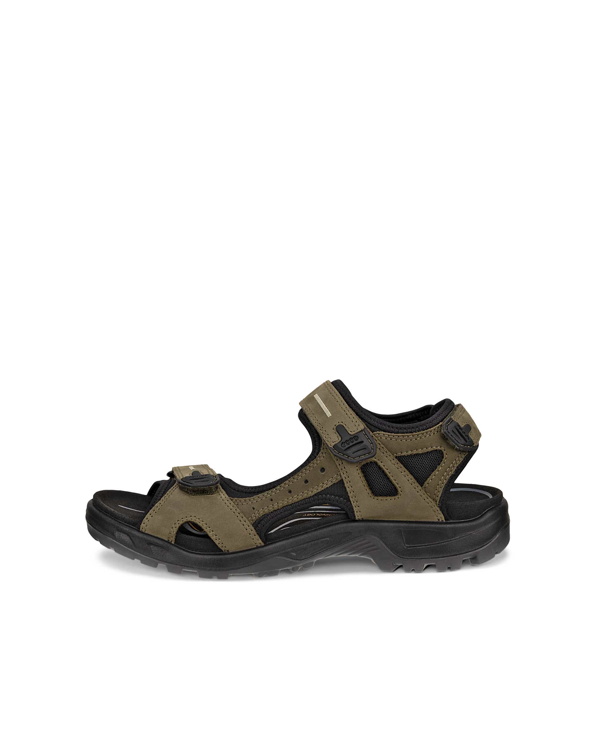 Men's ECCO® Offroad Nubuck Outdoor Sandal Green - Main Image