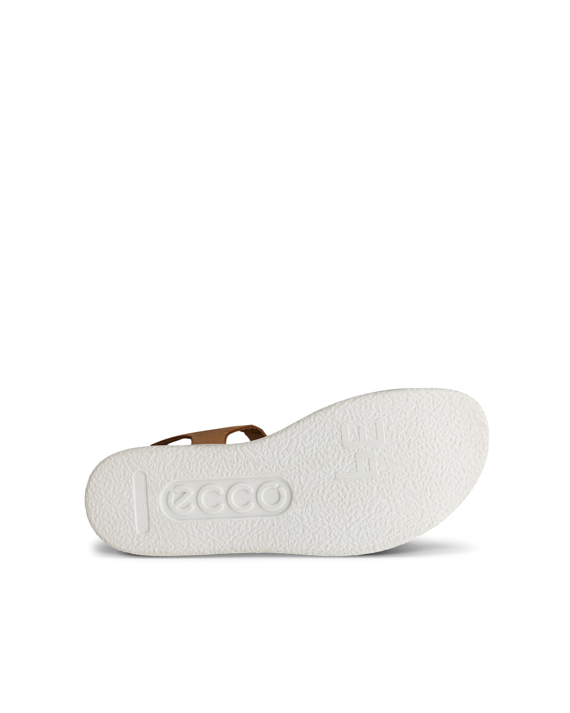 ECCO® Flowt Damen Flache Nubuksandale - Braun - Sole