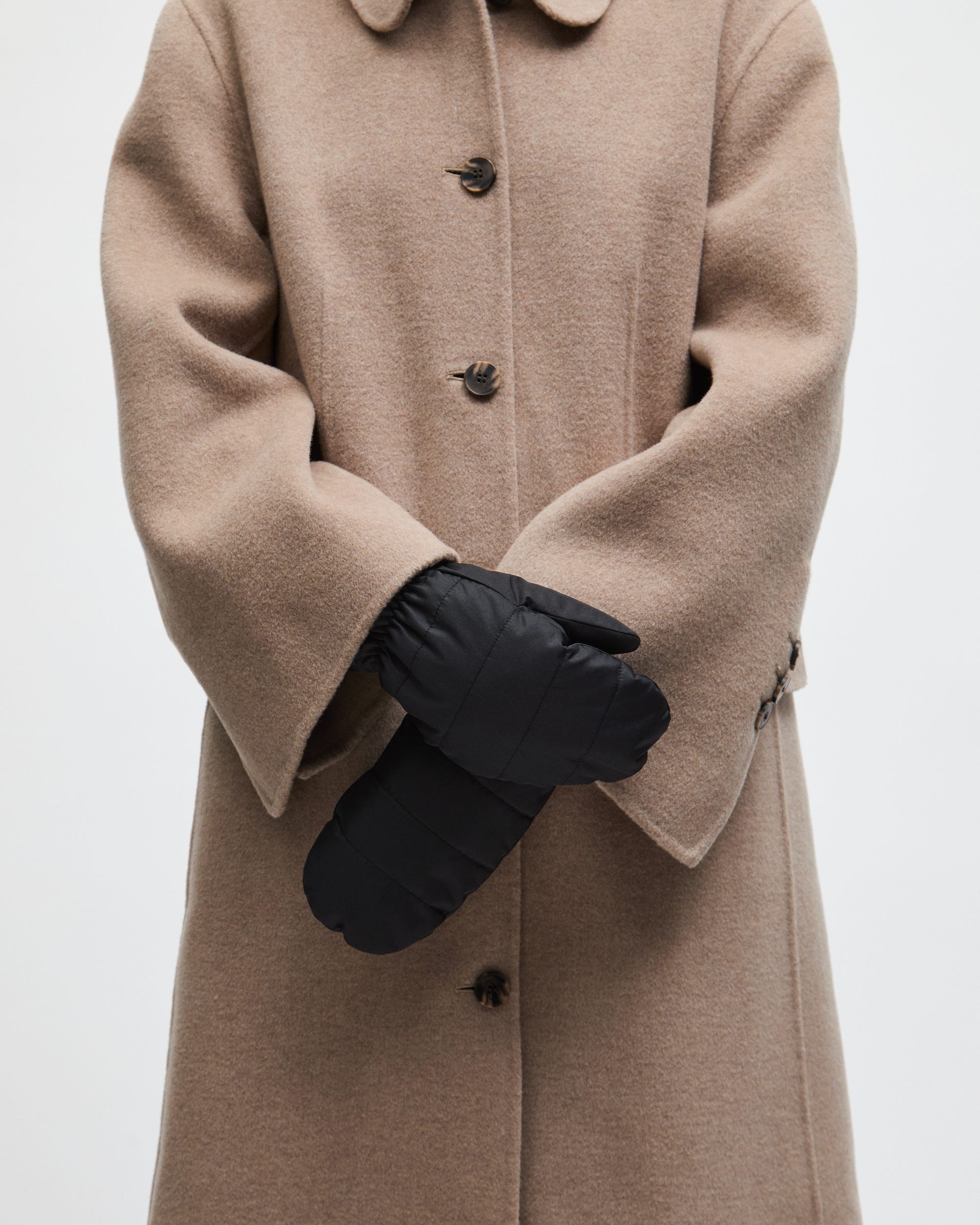 ECCO® PADDED MITTENS moufles pour femme - Noir - Lifestyle image-1