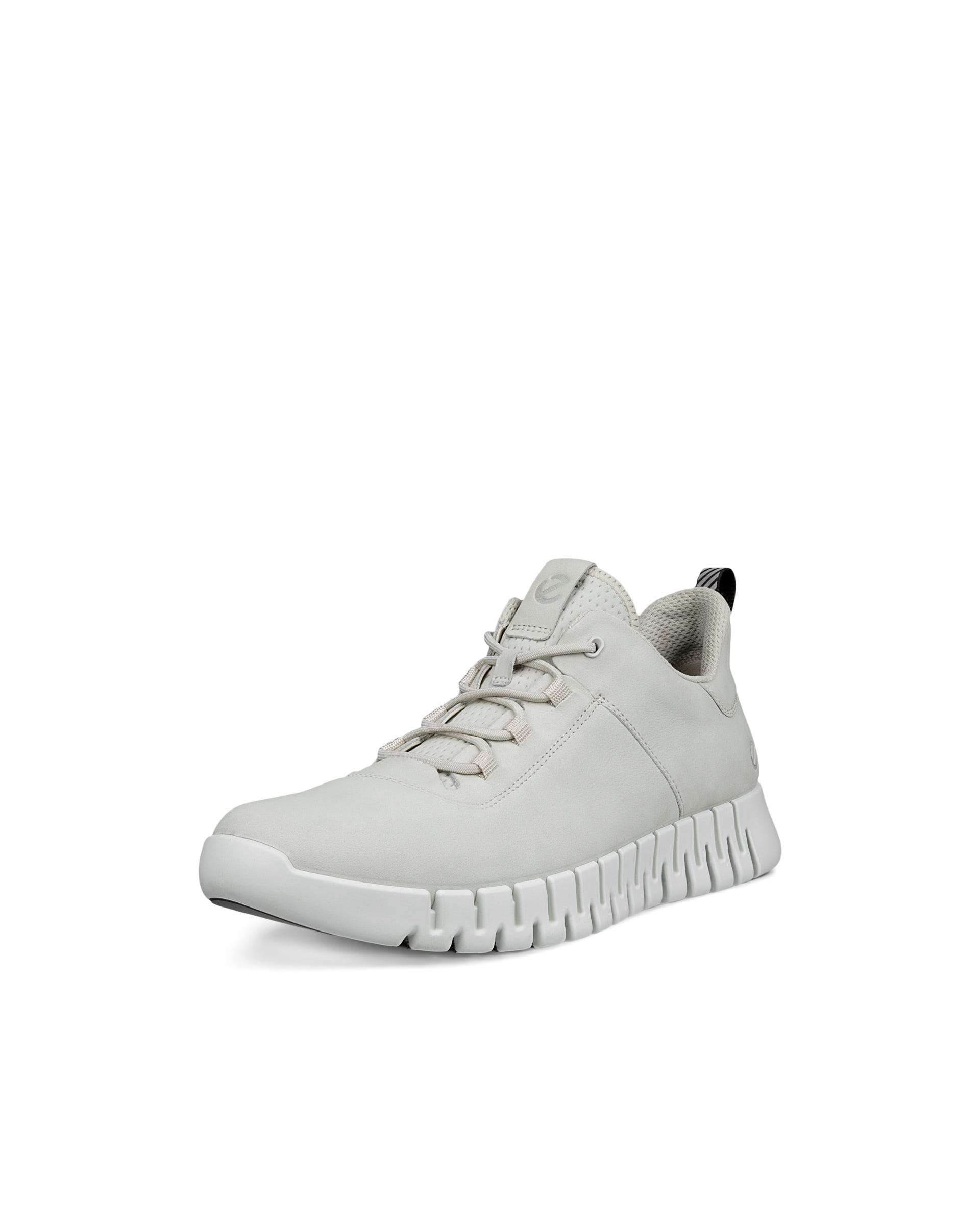 ECCO Gruuv Flexible Sole Men メンズ レザースニーカー - グレー - Main