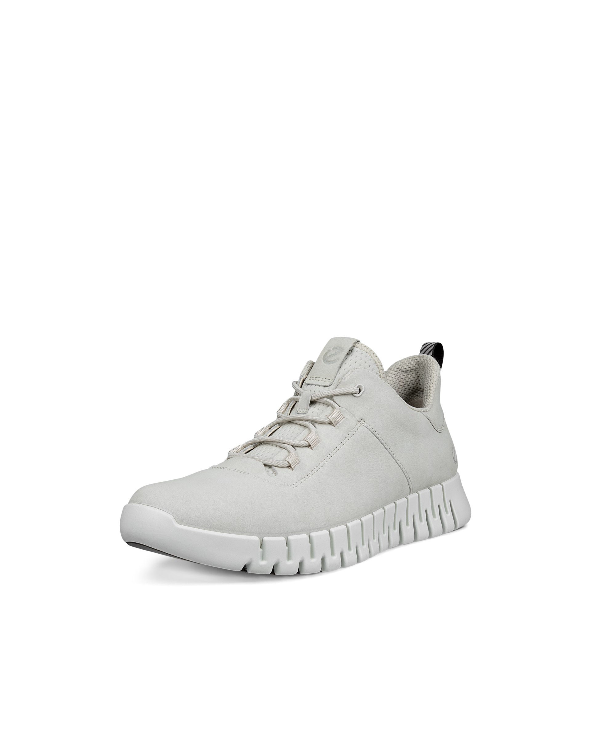ECCO Gruuv Flexible Sole Men メンズ レザースニーカー - グレー - Main
