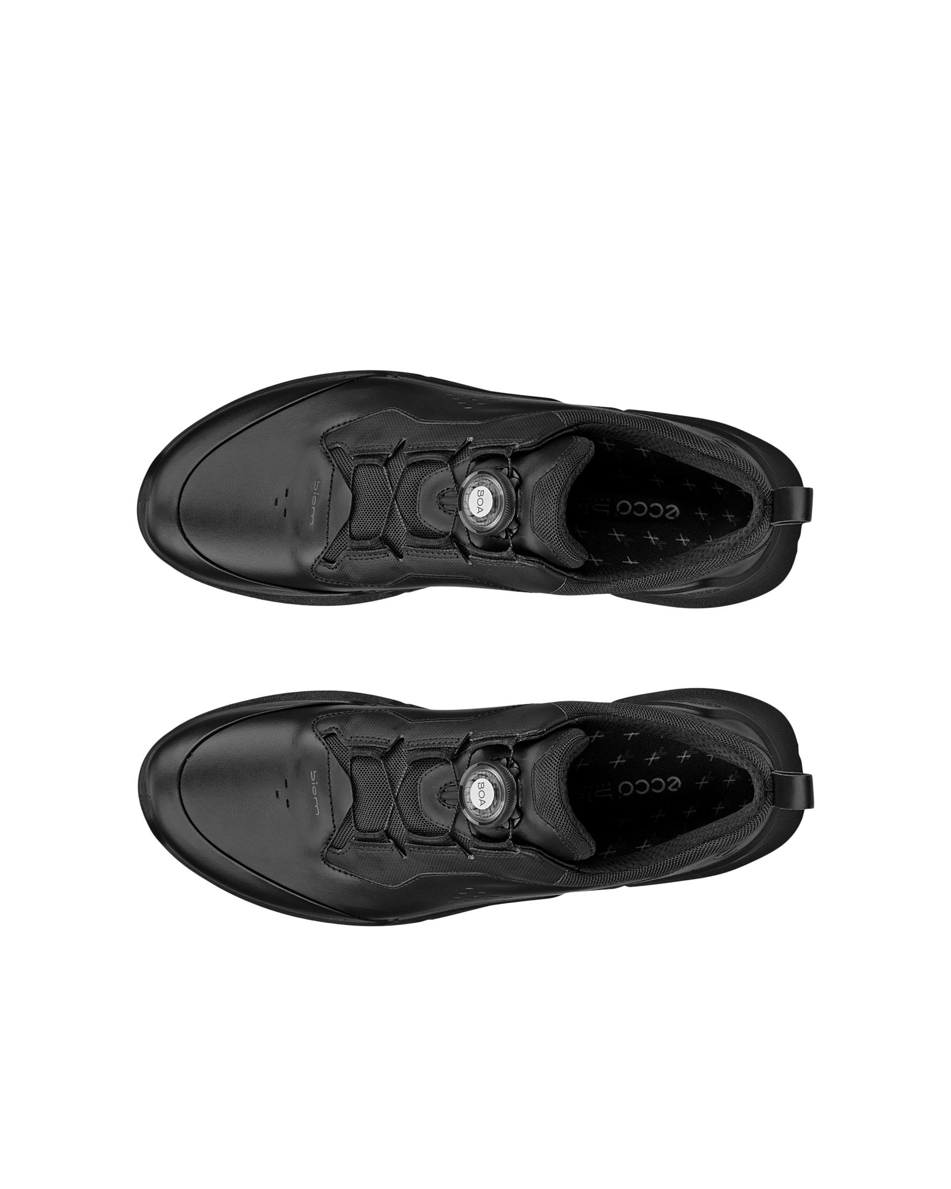 【未使用】ecco 本革 ベルクロスニーカー　23cm黒 マジックテープ 未使用】ecco 本革 ベルクロスニーカー【23】黒 日本製 マジック